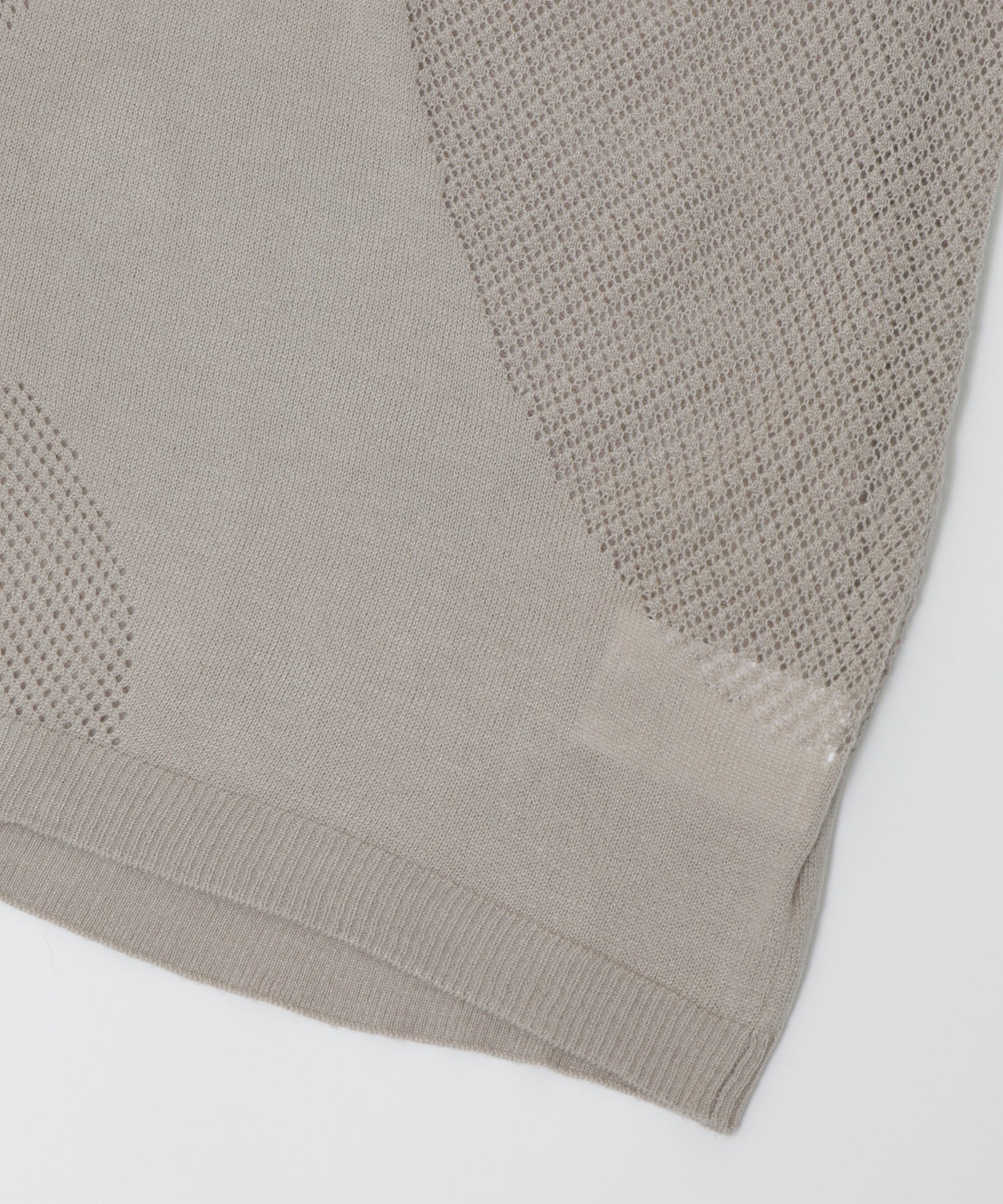 BAL/バル/VENTILATION MESH KNIT ZIP POLO SS BAL-2194