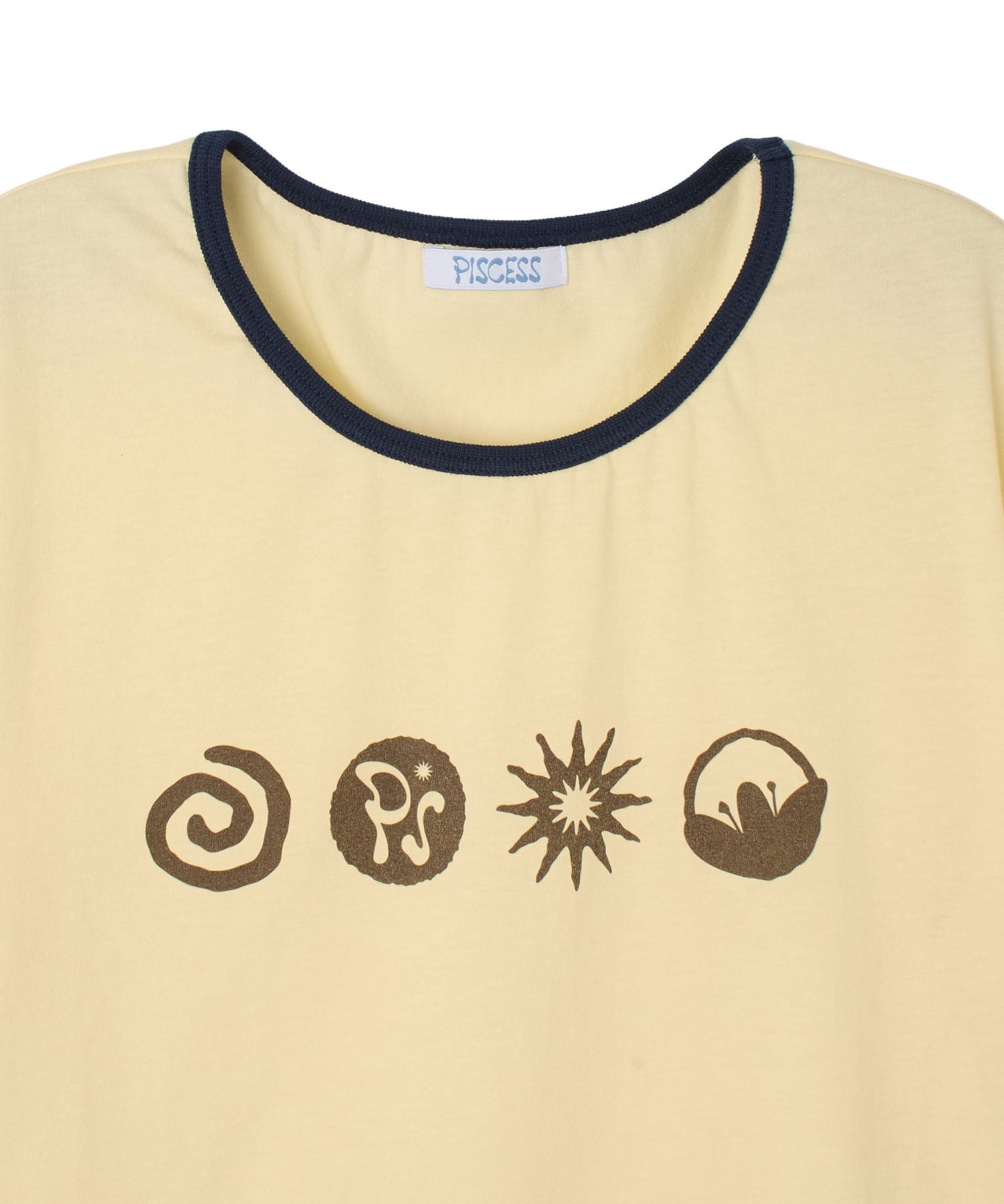 PISCESS/PS SYMBOL LOGO RINGER T-SHIRT