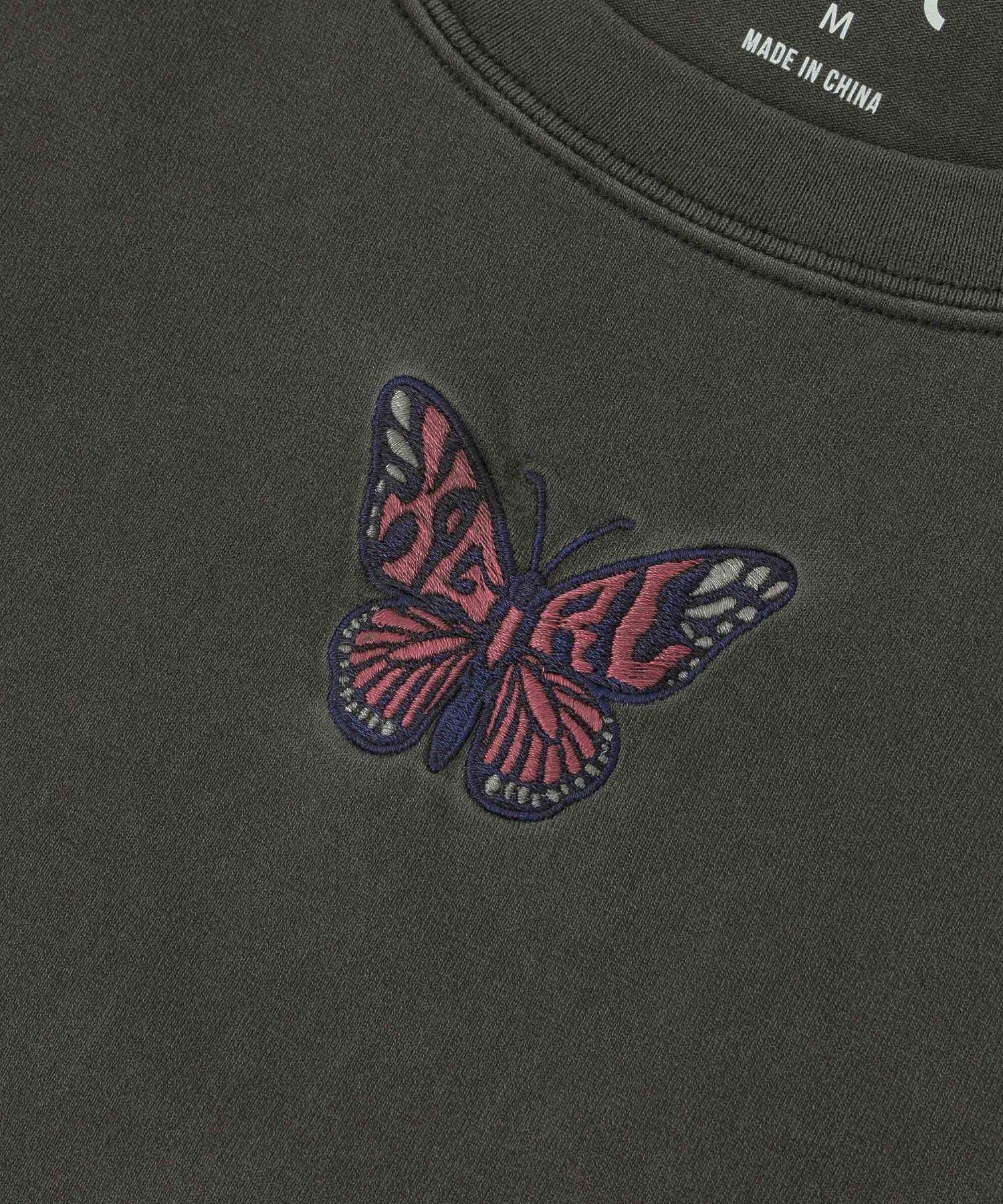 BUTTERFLY PIGMENT DYED S/S BABY TEE