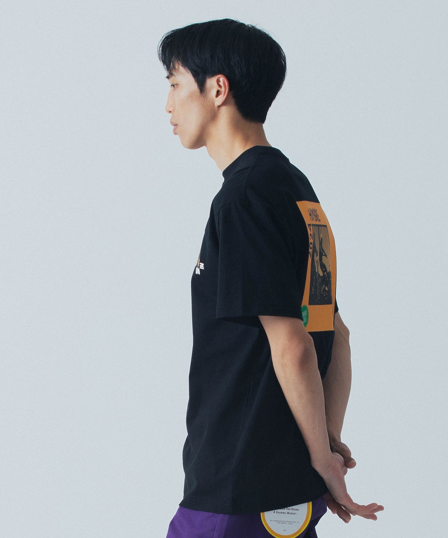 Hombre Nino/オンブレニーニョ/S/S PRINT TEE/BIKE/HN0241-CT0017