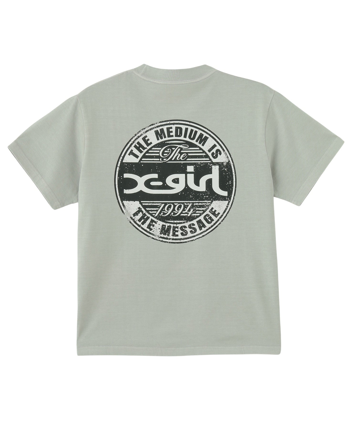 PIGMENT DISTRESSED CIRCLE LOGO S/S TEE