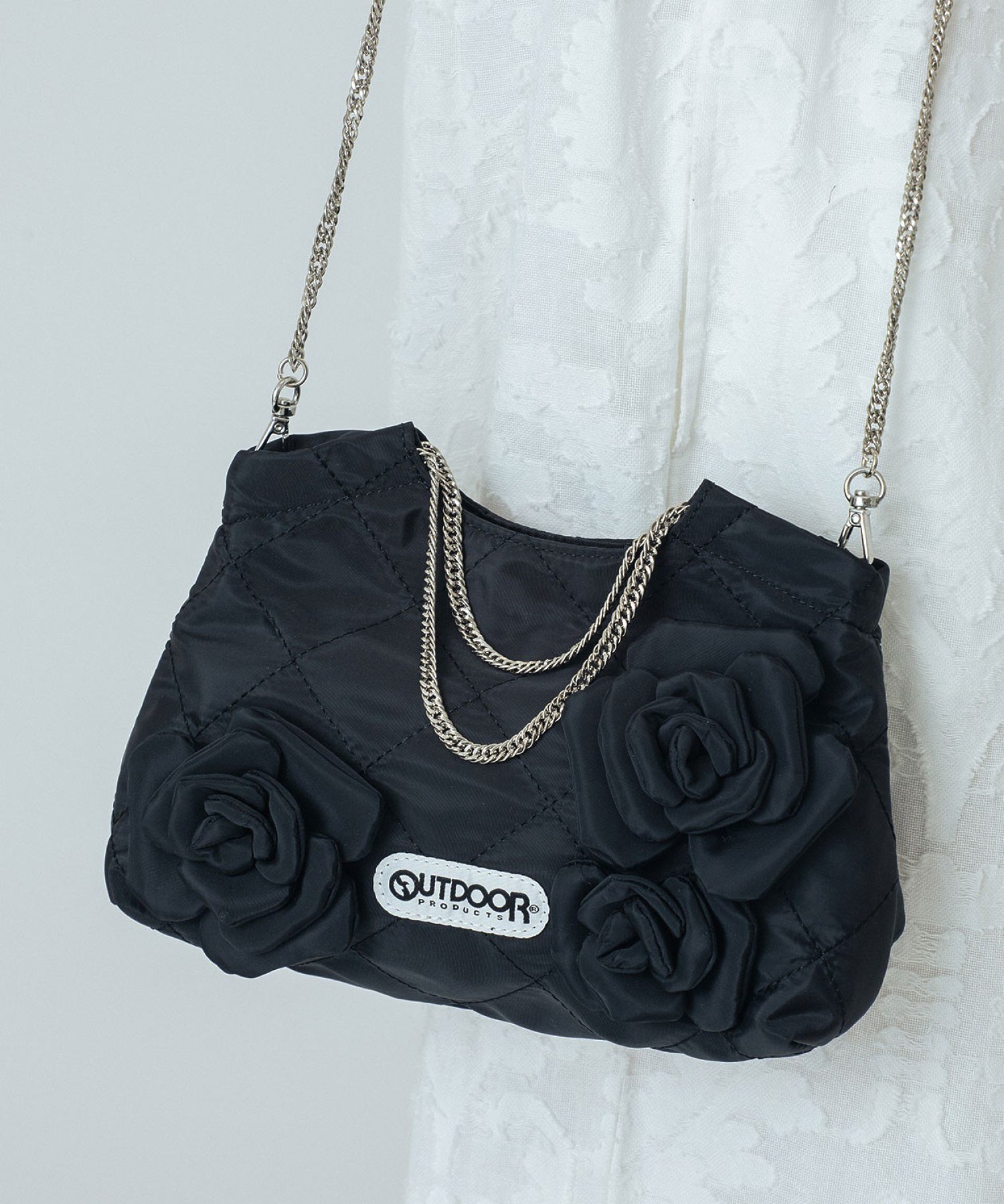 【ROSE BUD別注】OUTDOOR/FLOWER QUILTING MINI BAG