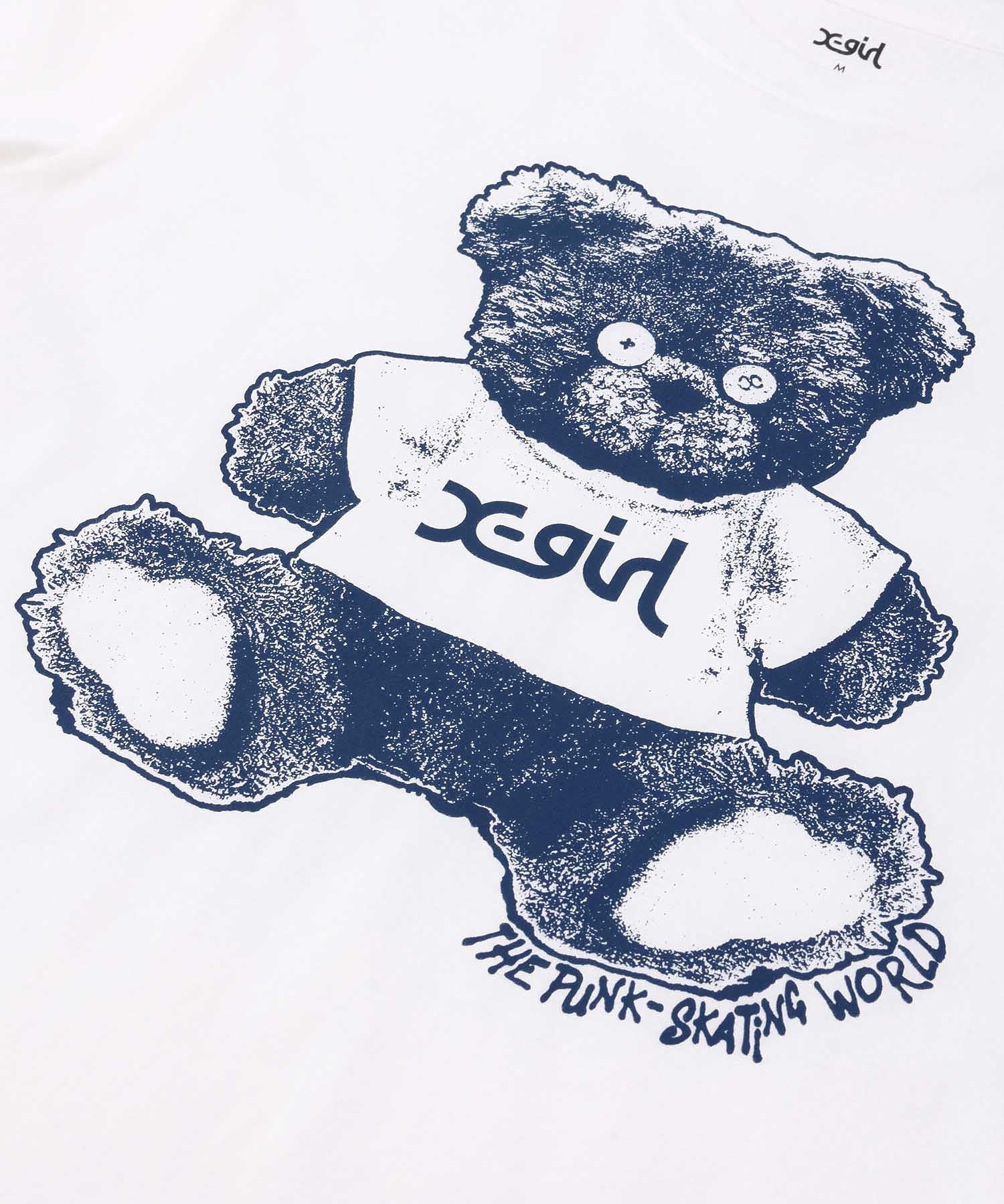 STUFFED BEAR S/S TEE X-girl