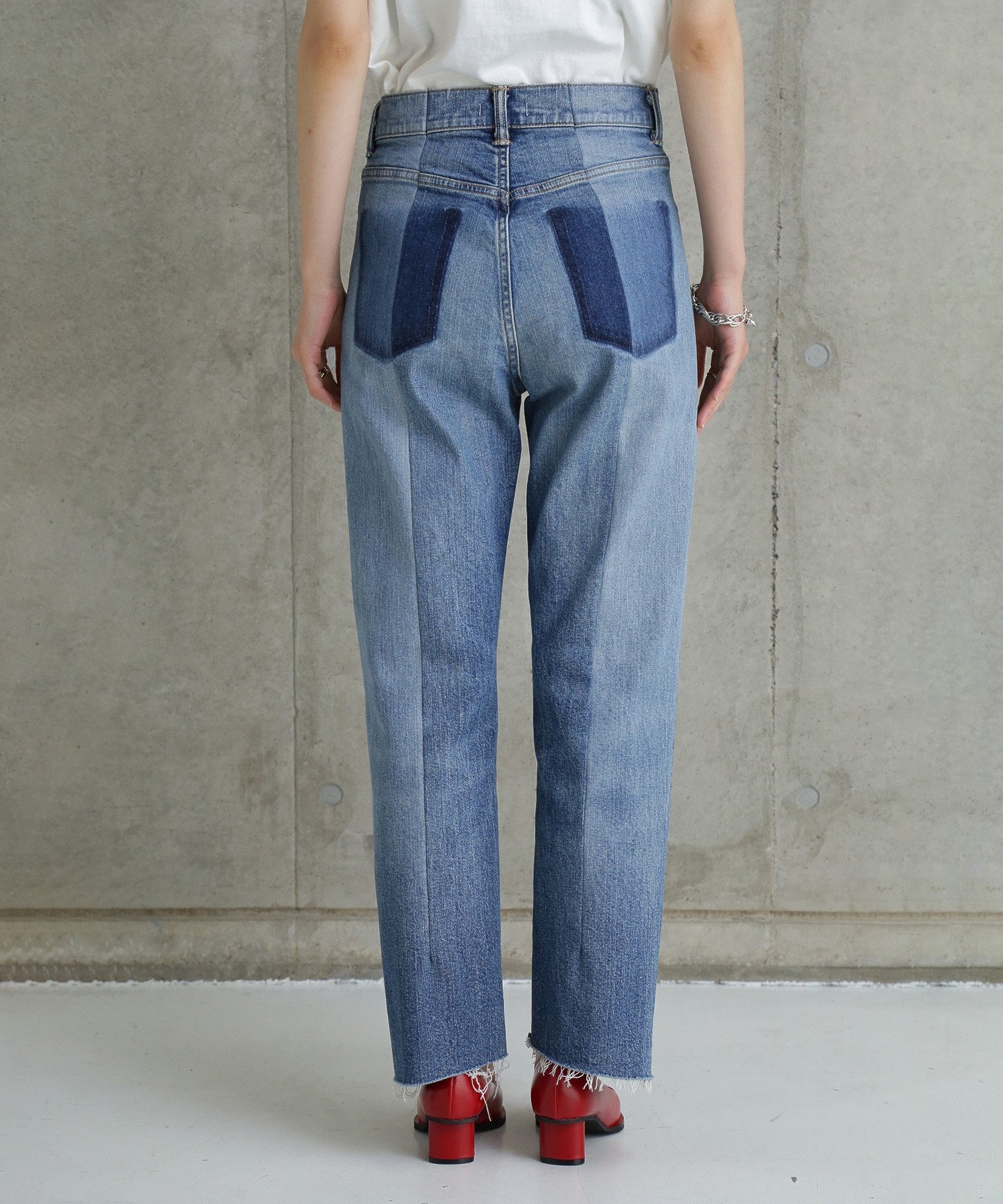 AUTHEN/CIRCULAR DENIM TAPERED LEG-REBUILD