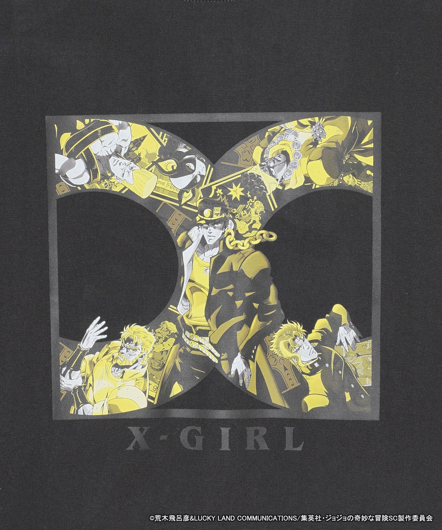 X-girl×ジョジョの奇妙な冒険SC X LOGO S/S TEE