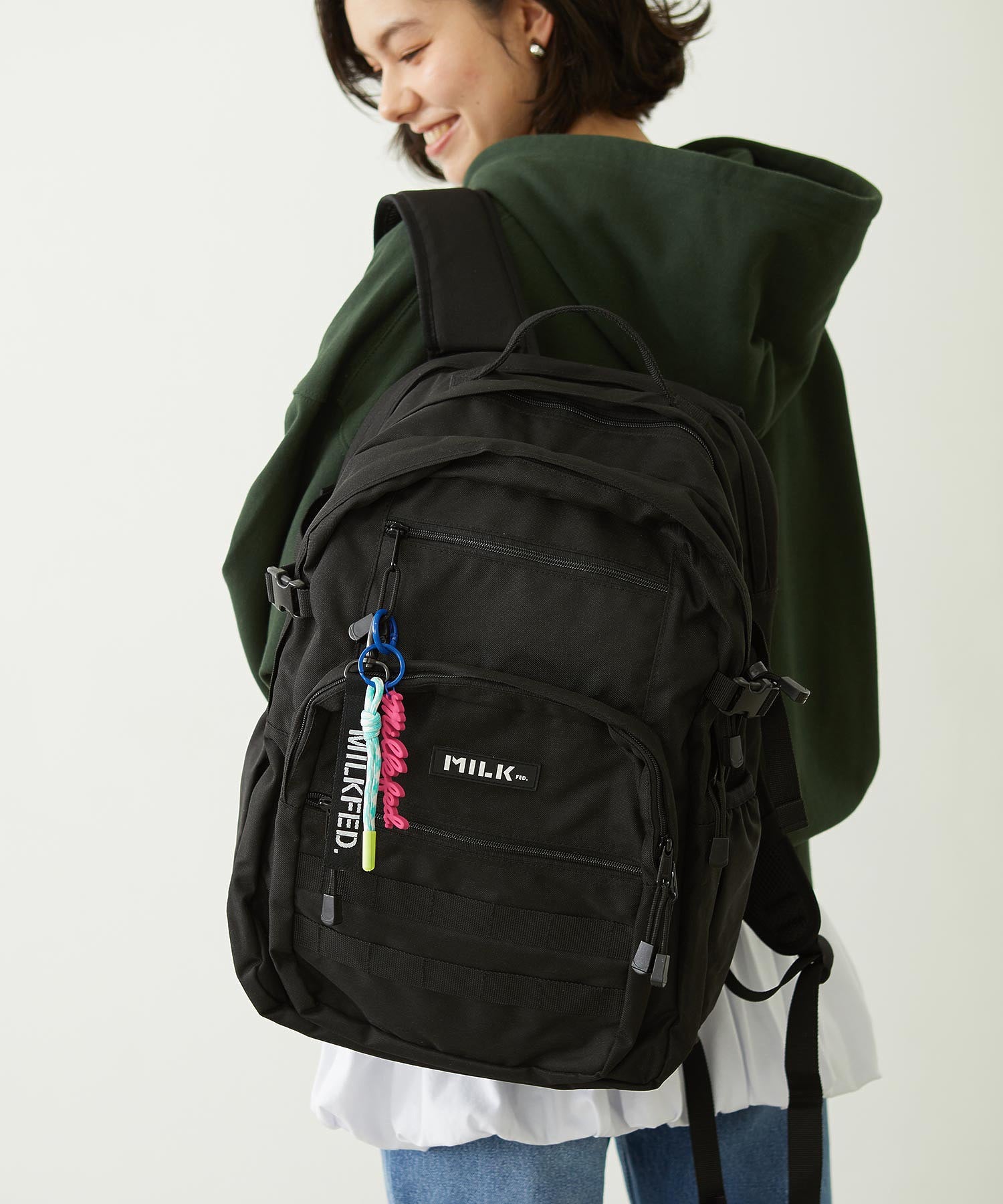 ACTIVE DOUBLE POCKET MOLLE BACKPACK MILKFED.