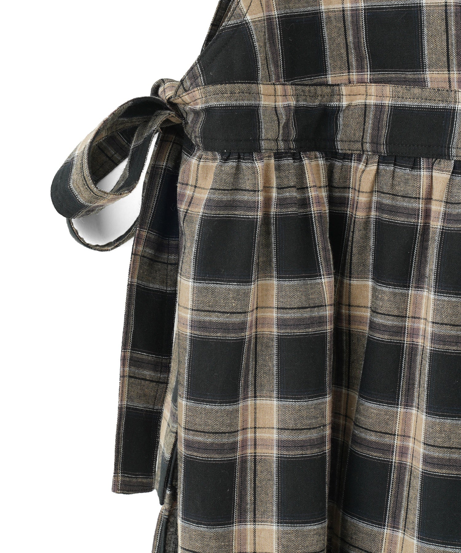 APRON TIERED DRESS