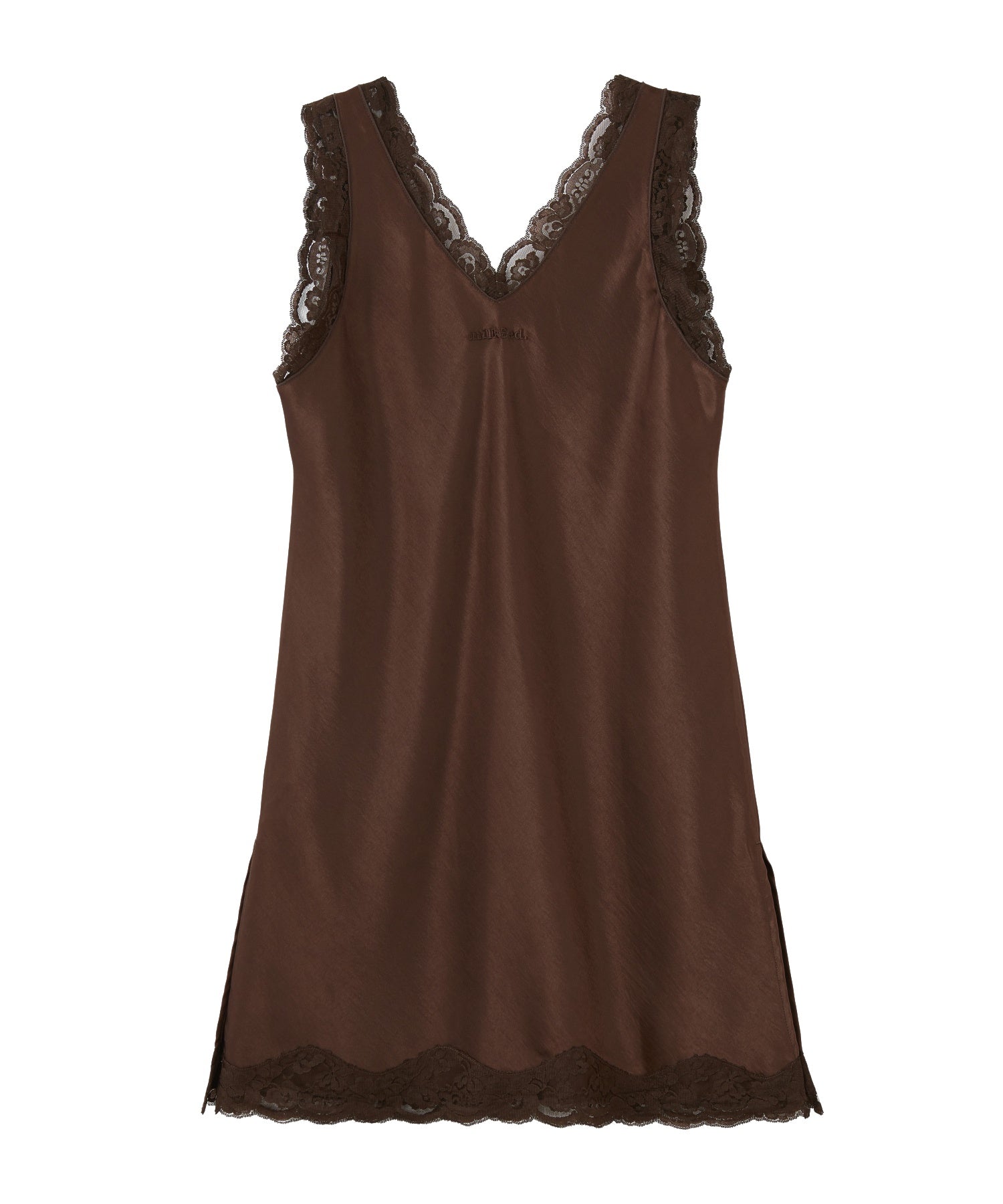 V-NECK LACE DRESS