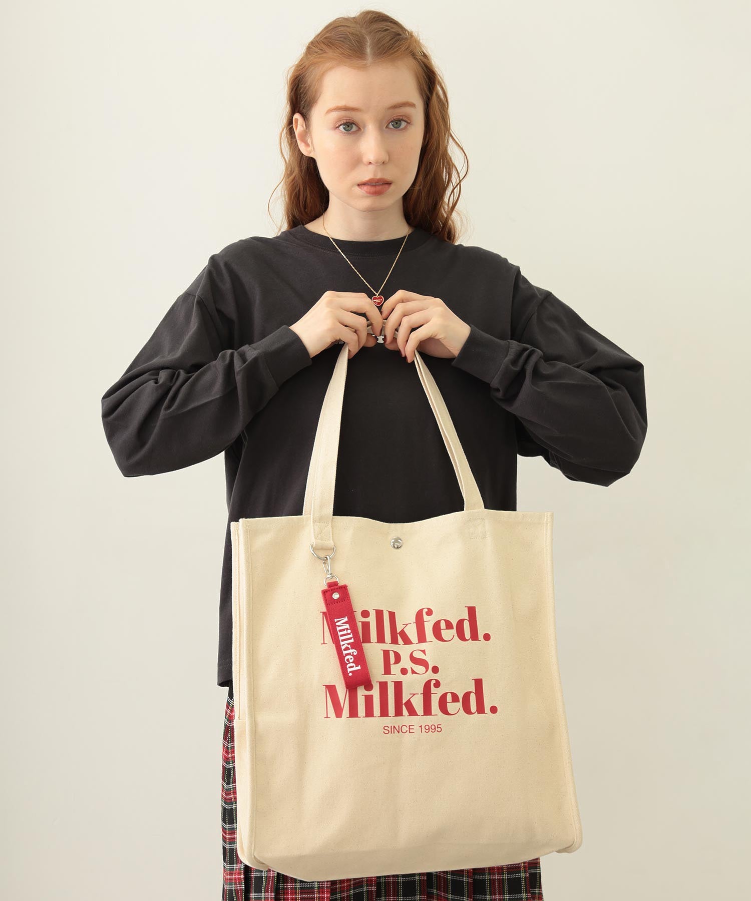 DIDONE LOGO BIG TOTE MILKFED.