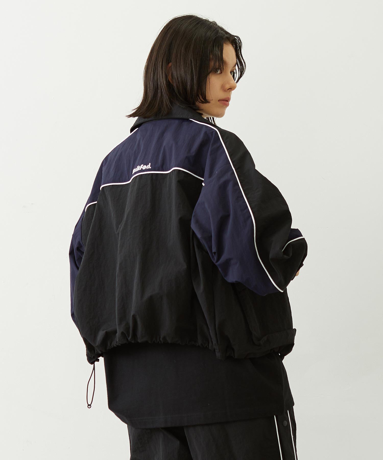 CUTOUT LOGO TRACK JACKET