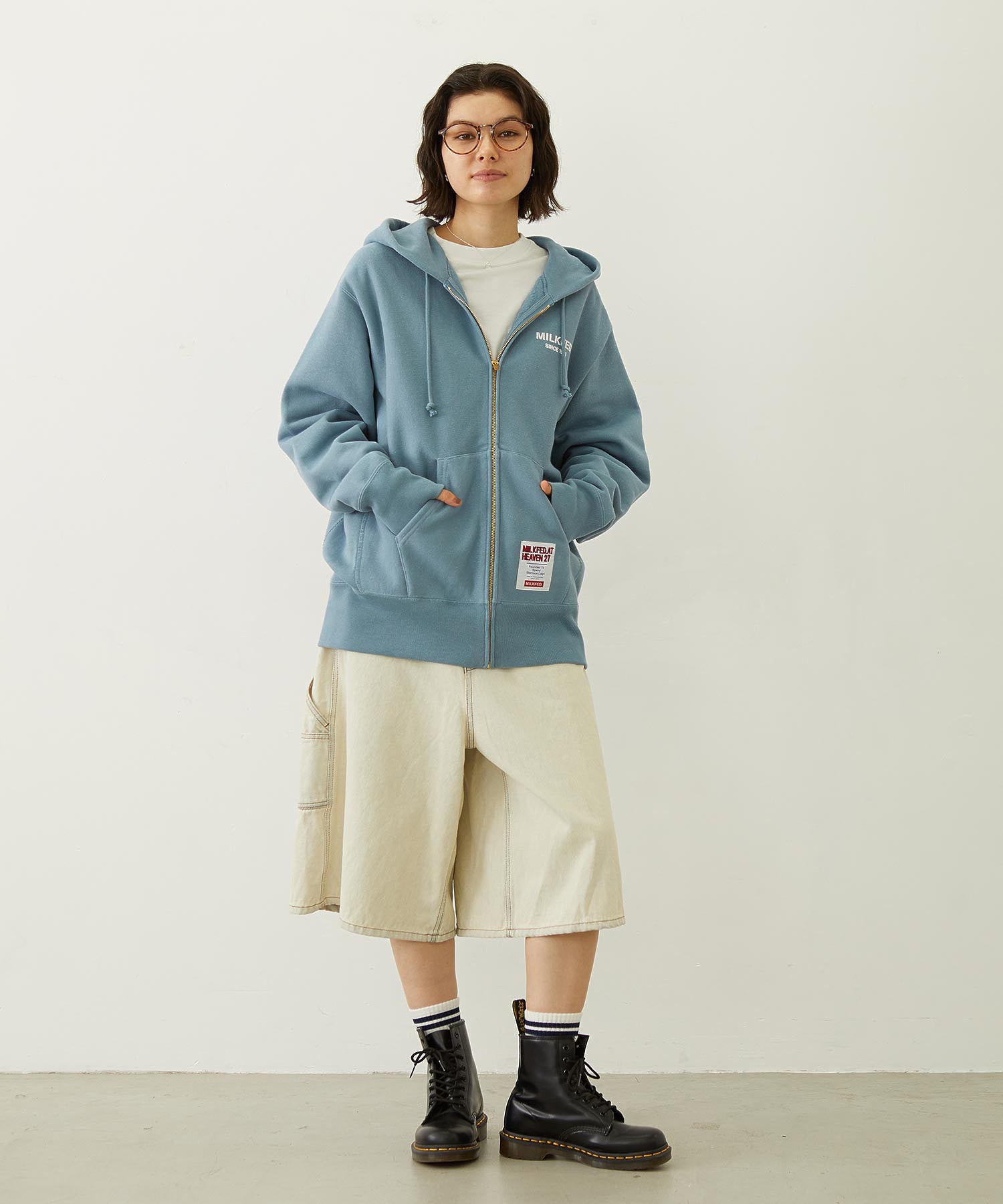 MILKFED. × CHAMPION SWEAT ZIP HOODIE