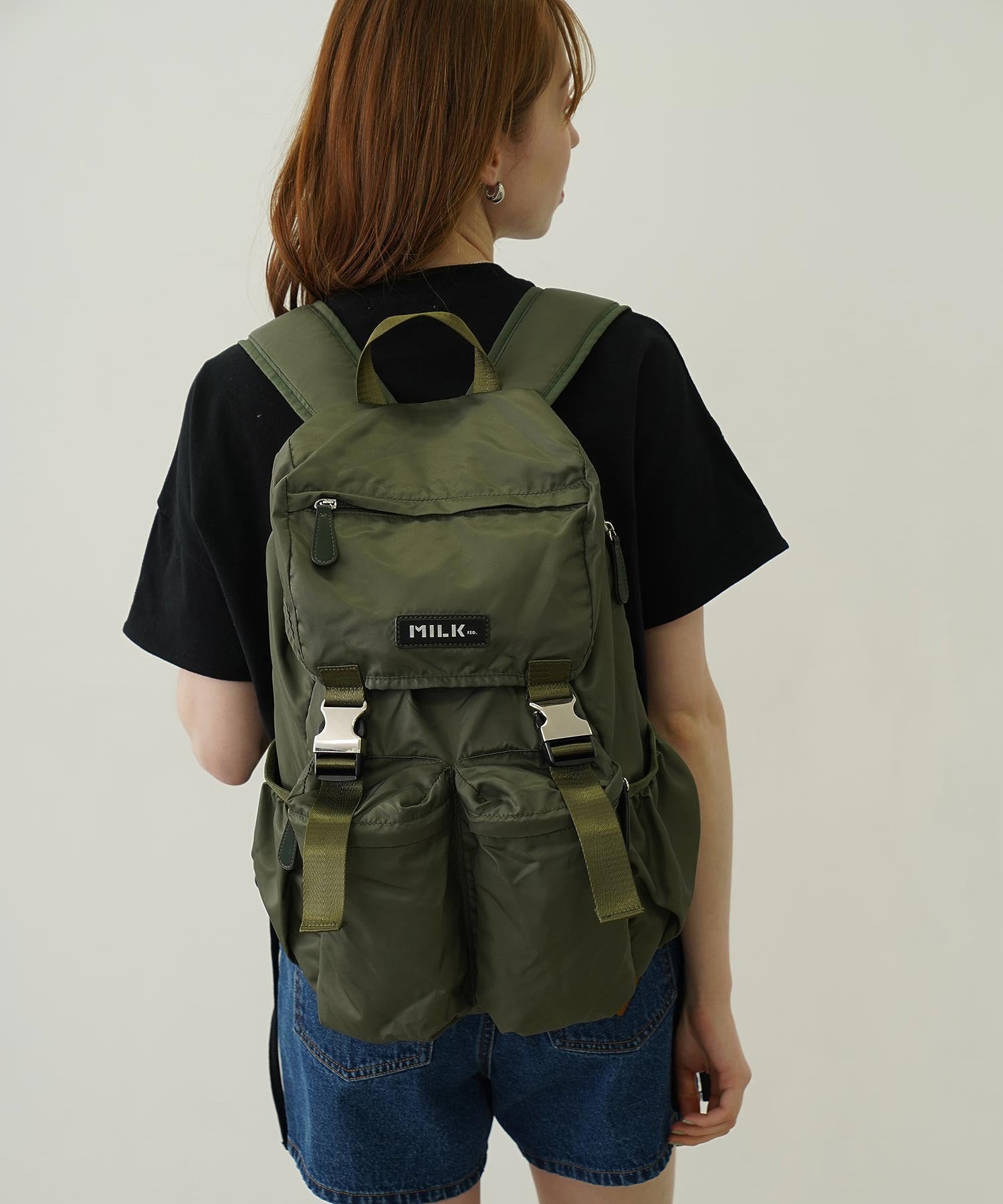 LOGO PLATE BACKPACK MILKFED.