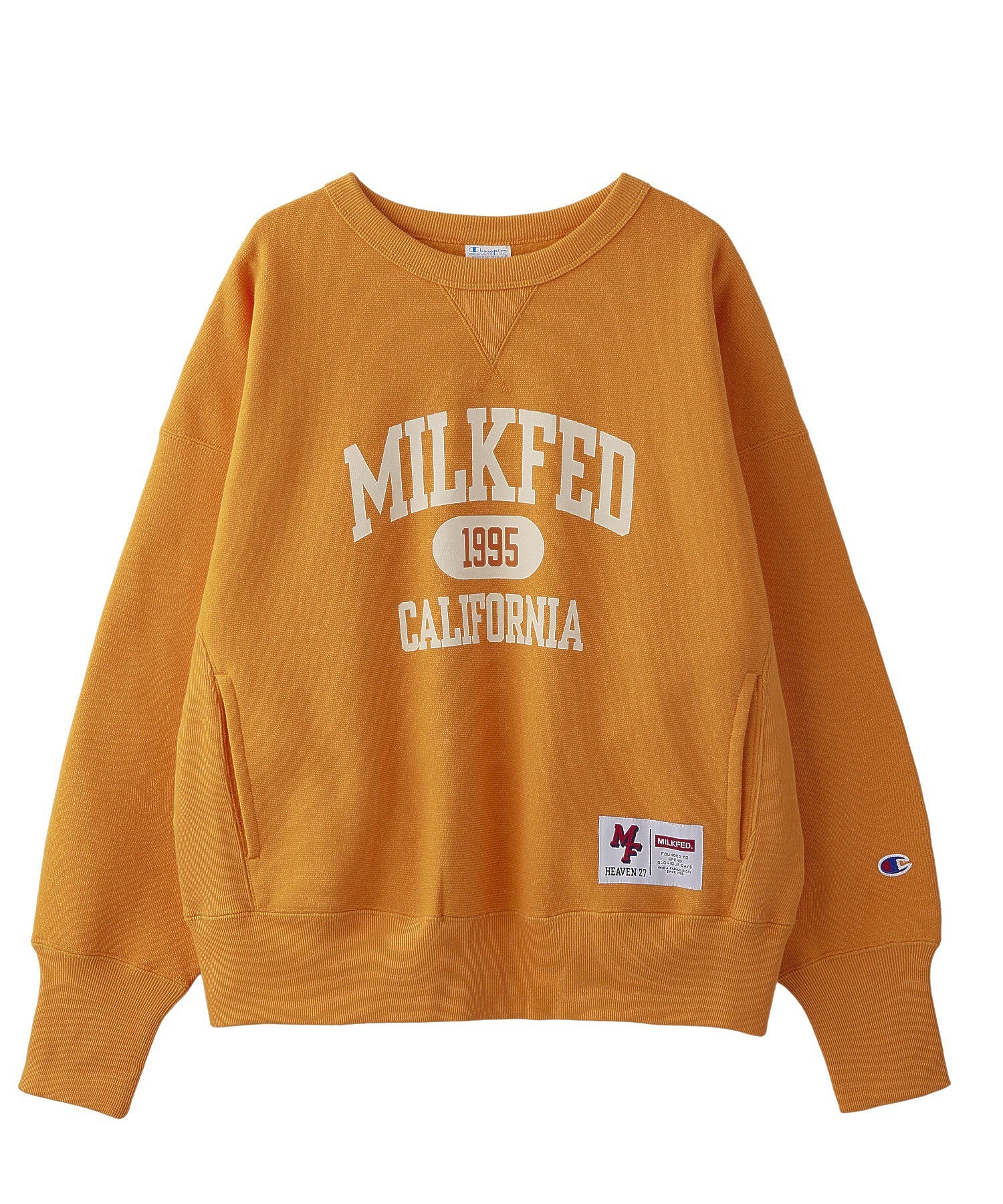 MILKFED.×CHAMPION SWEAT TOP