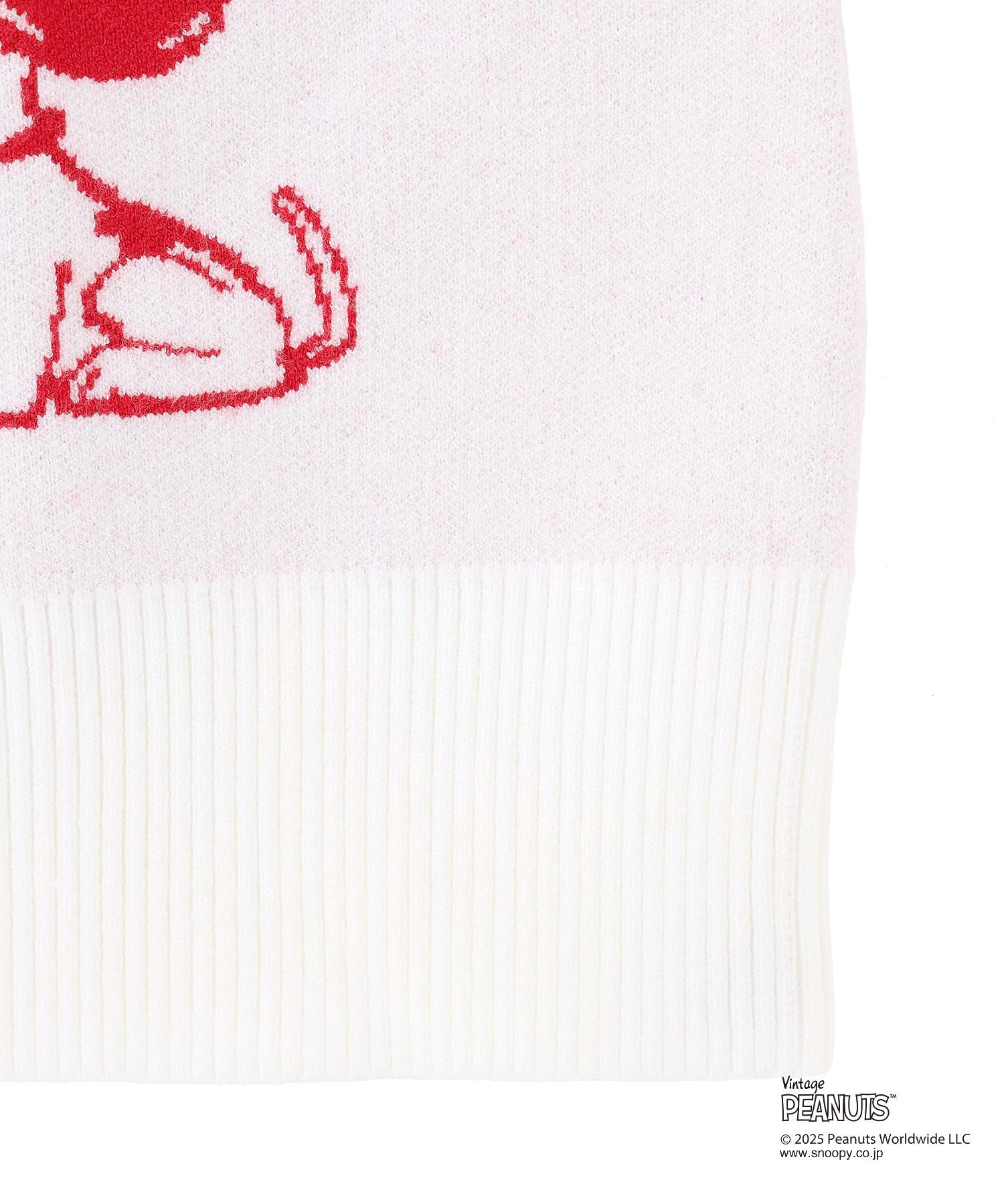 MILKFED. × PEANUTS KNIT CARDIGAN