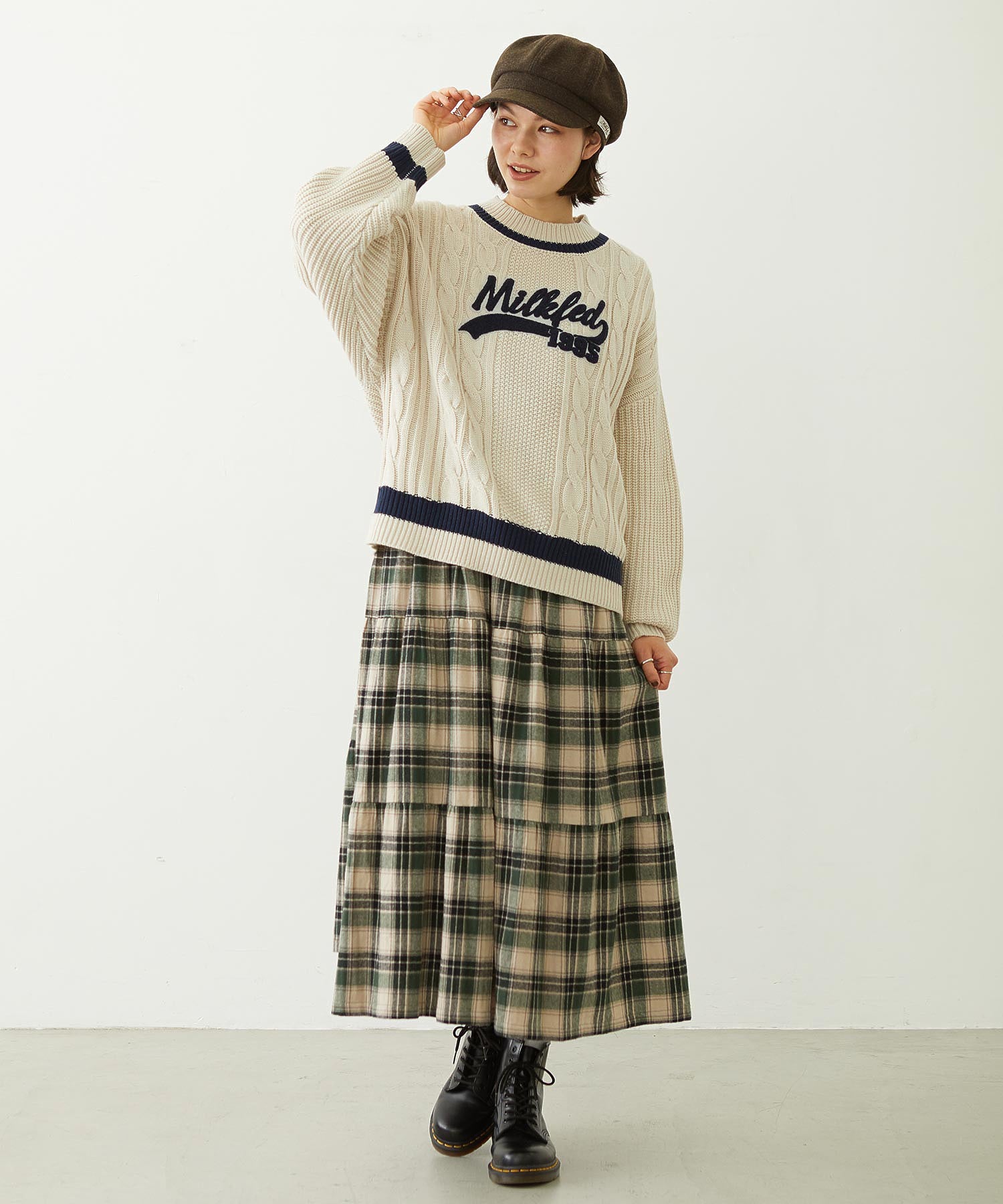 APRON TIERED DRESS