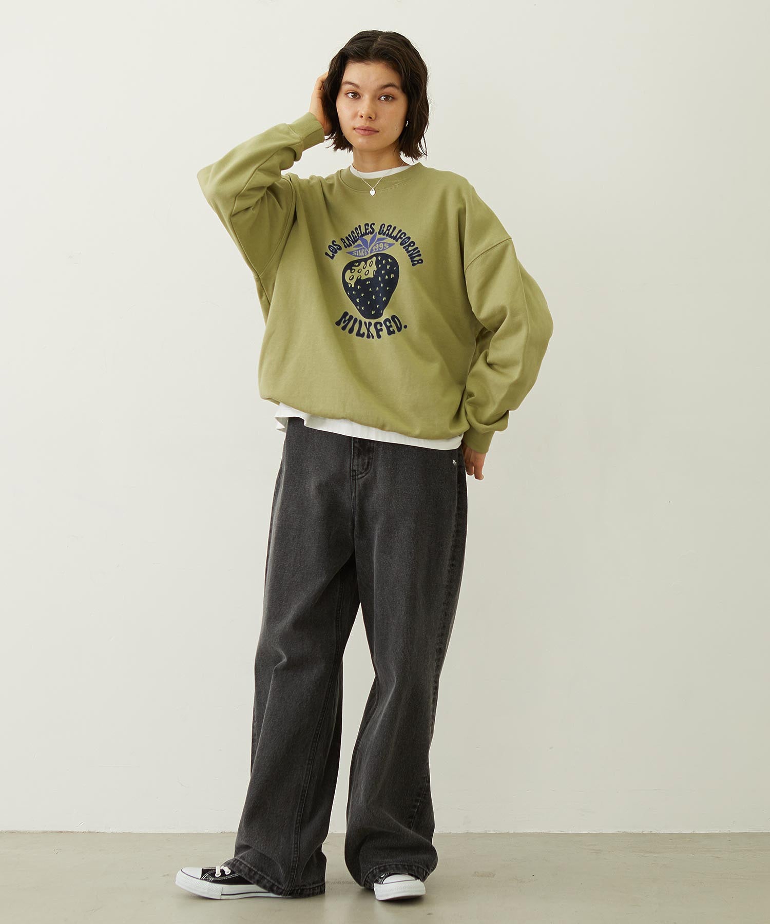 BOYFRIEND LOOSE DENIM PANTS