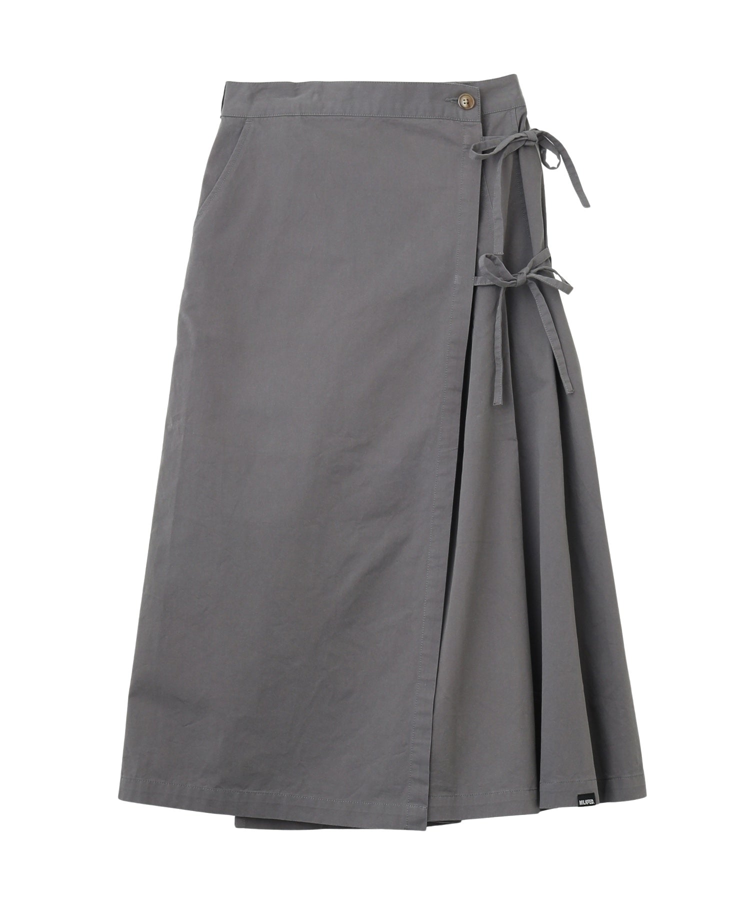 CHINO TUCK LONG SKIRT