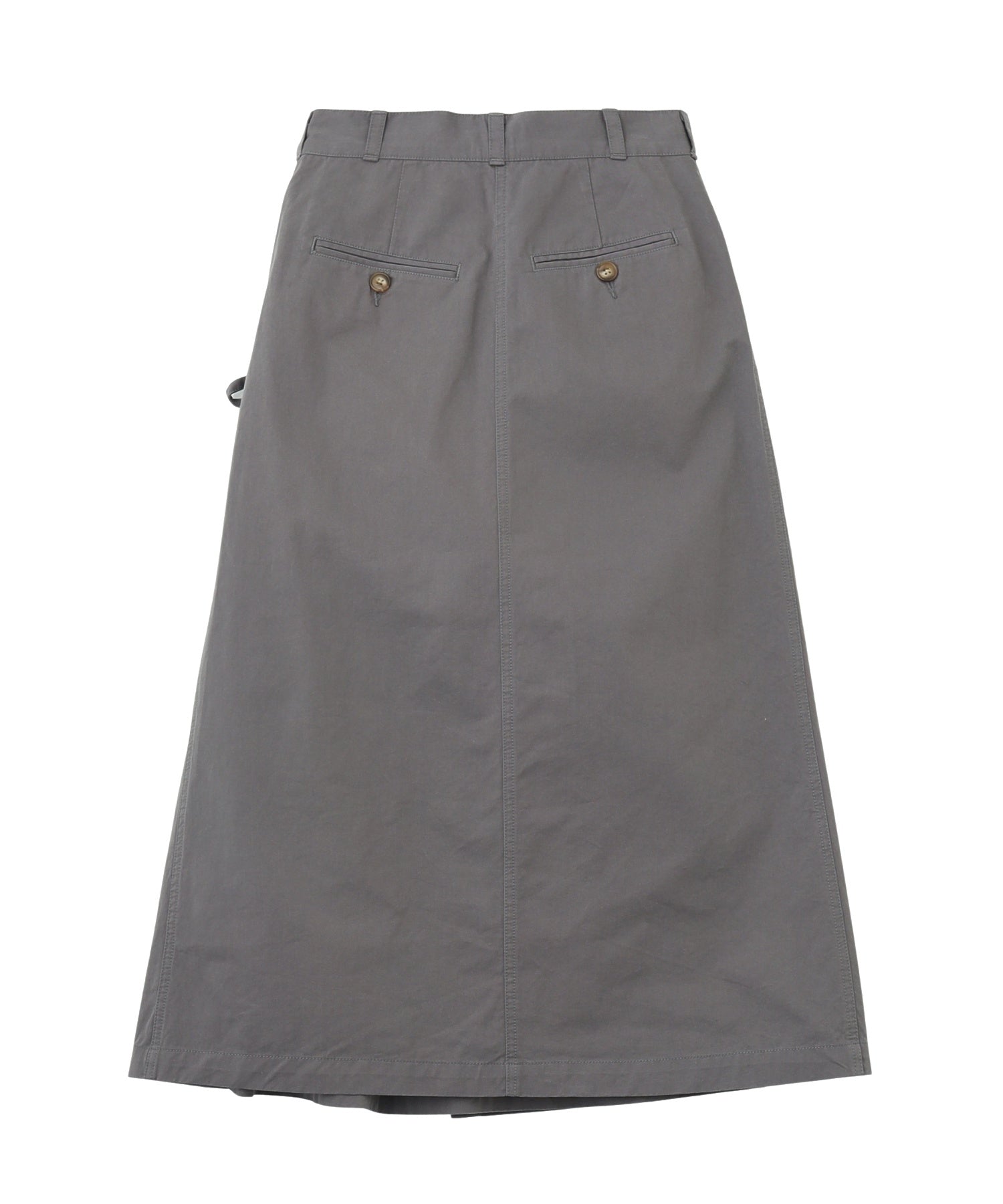 CHINO TUCK LONG SKIRT
