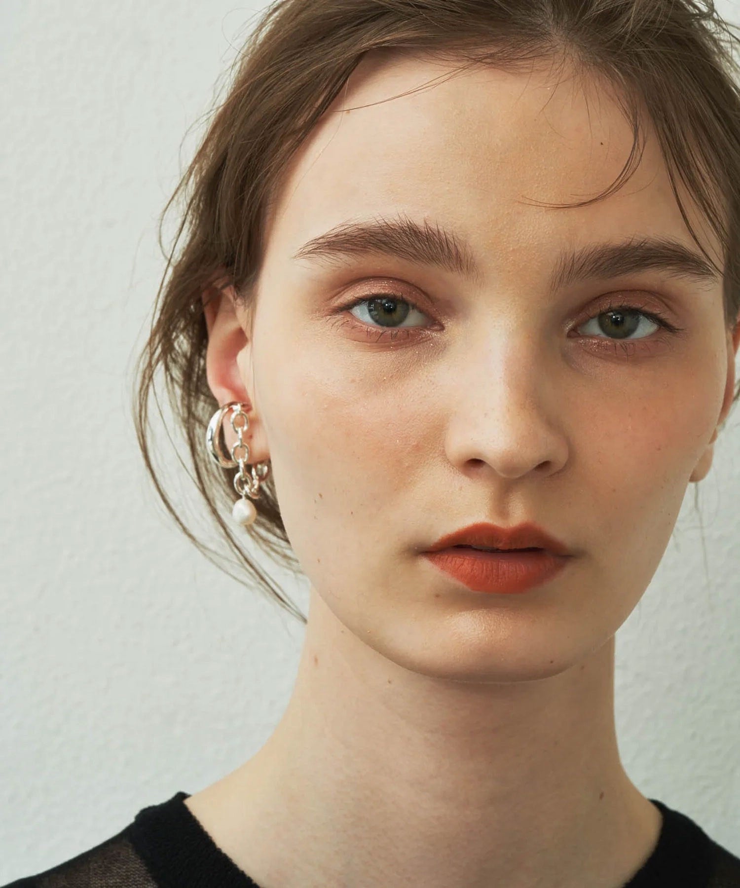 loni/IVY PEARL CHAIN RING