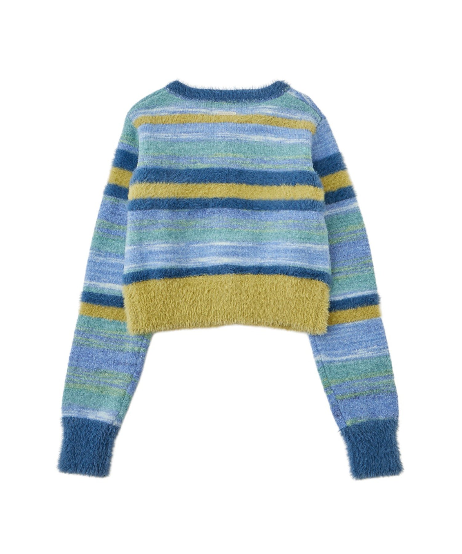 マルチボーダーシャギーカーディガン