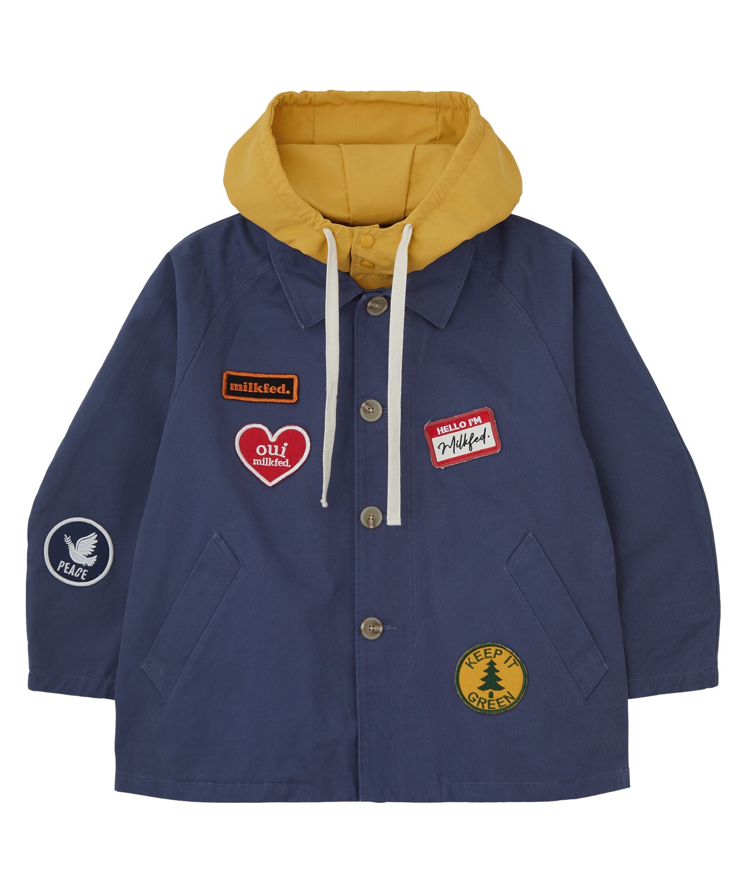 PATCH HOODED JACKET