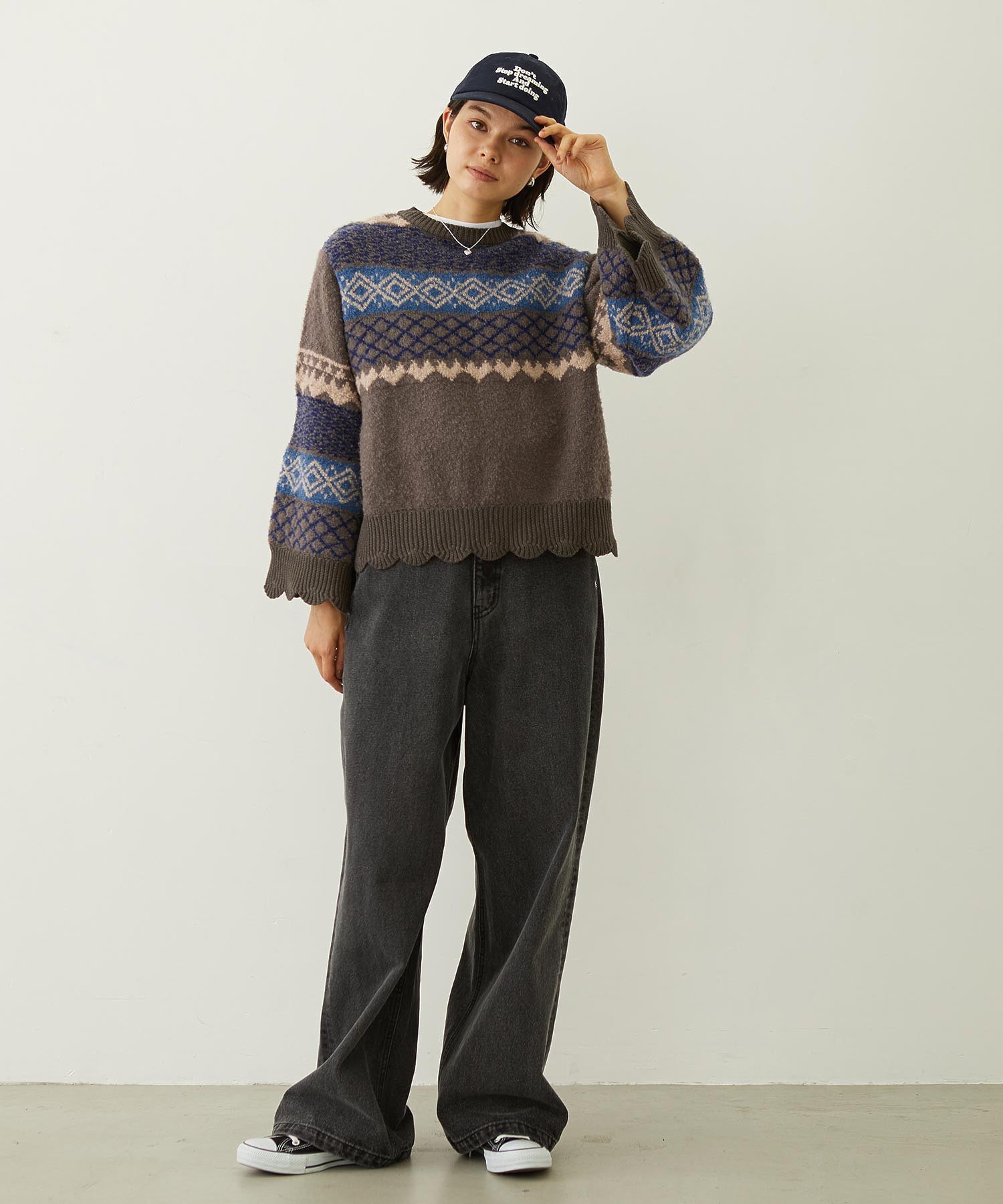 BOYFRIEND LOOSE DENIM PANTS