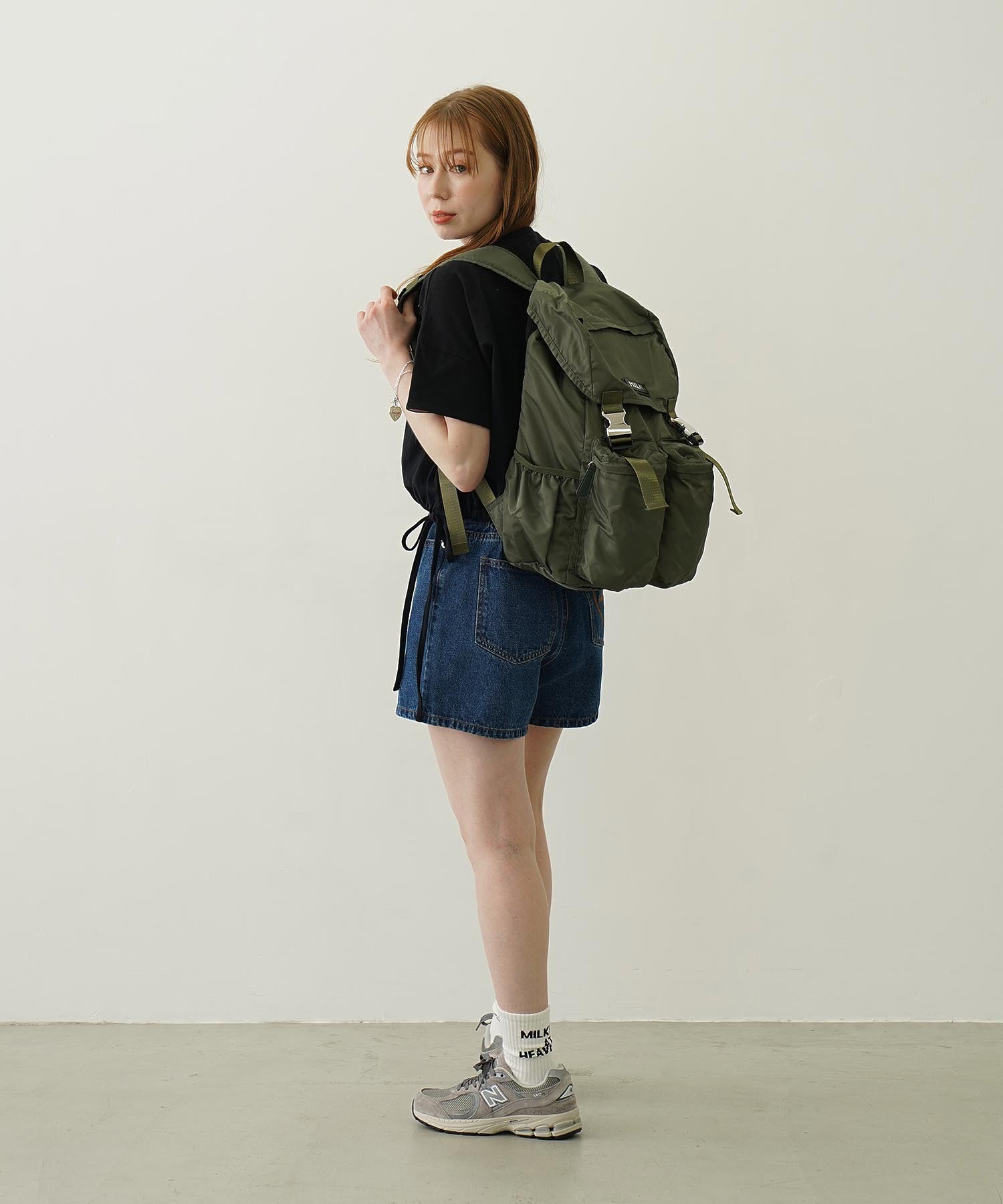 LOGO PLATE BACKPACK MILKFED.