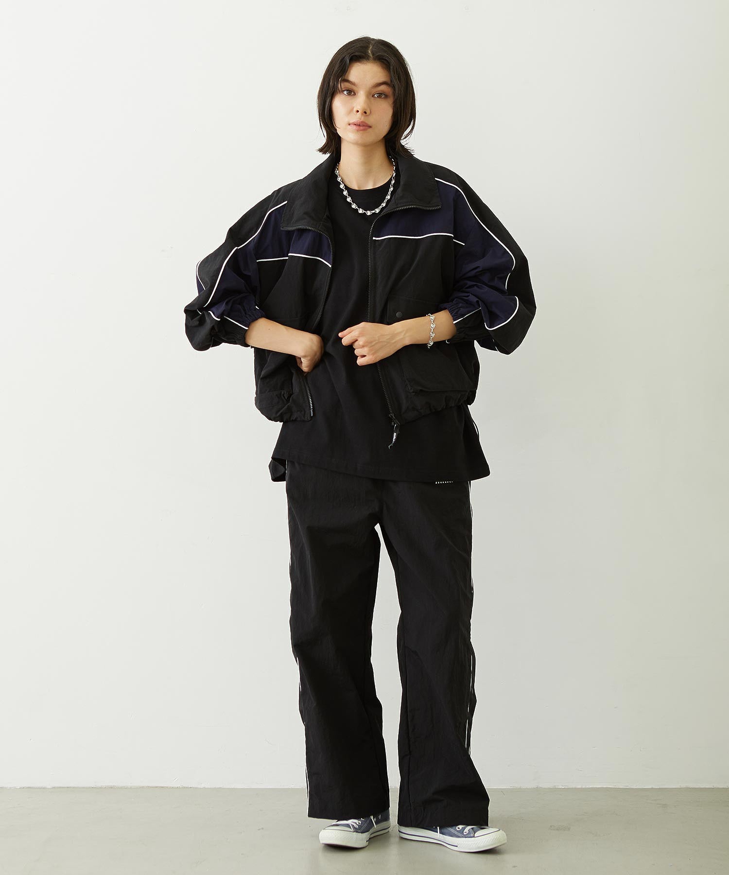 CUTOUT LOGO TRACK JACKET