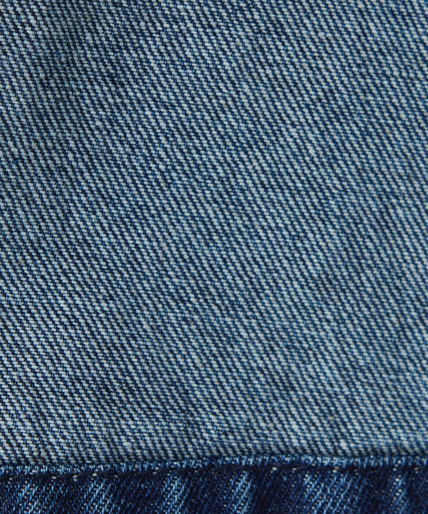 PANELED POCKET DENIM MINI SKIRT