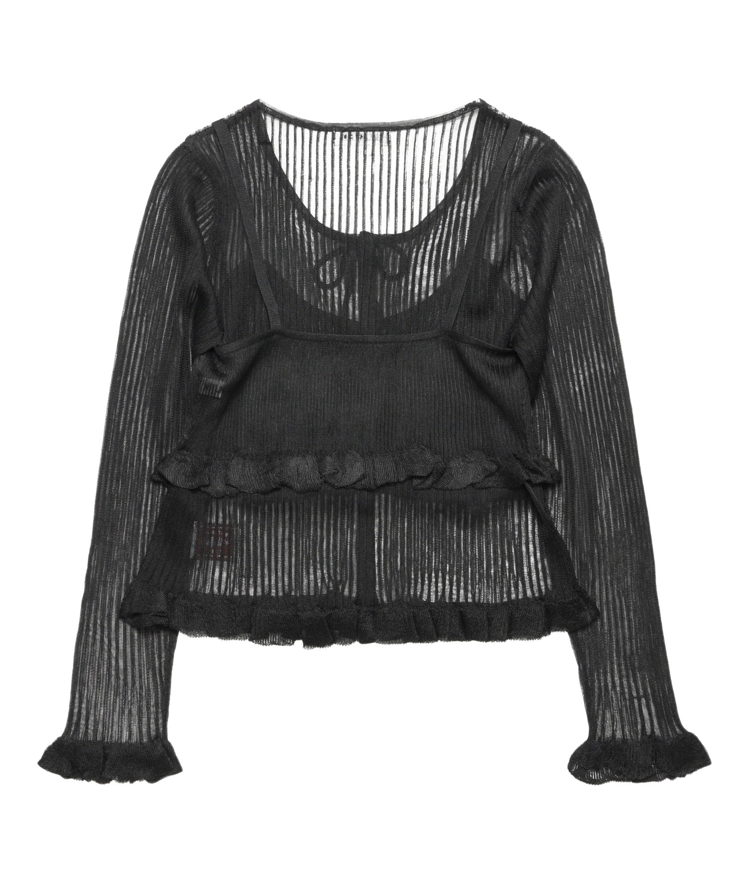 2-PIECE SHEER CARDIGAN