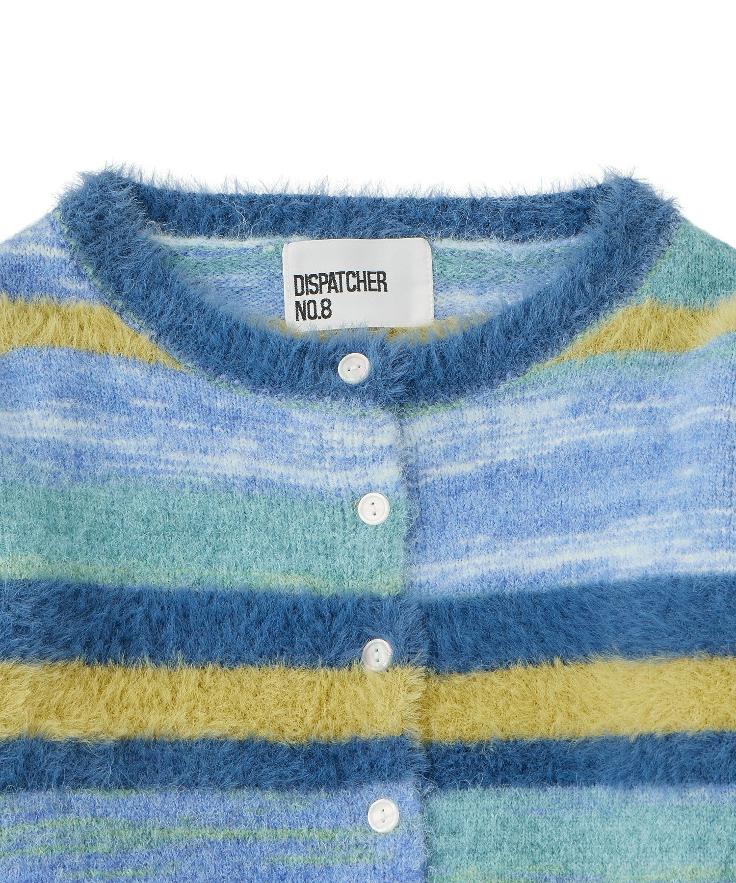 マルチボーダーシャギーカーディガン