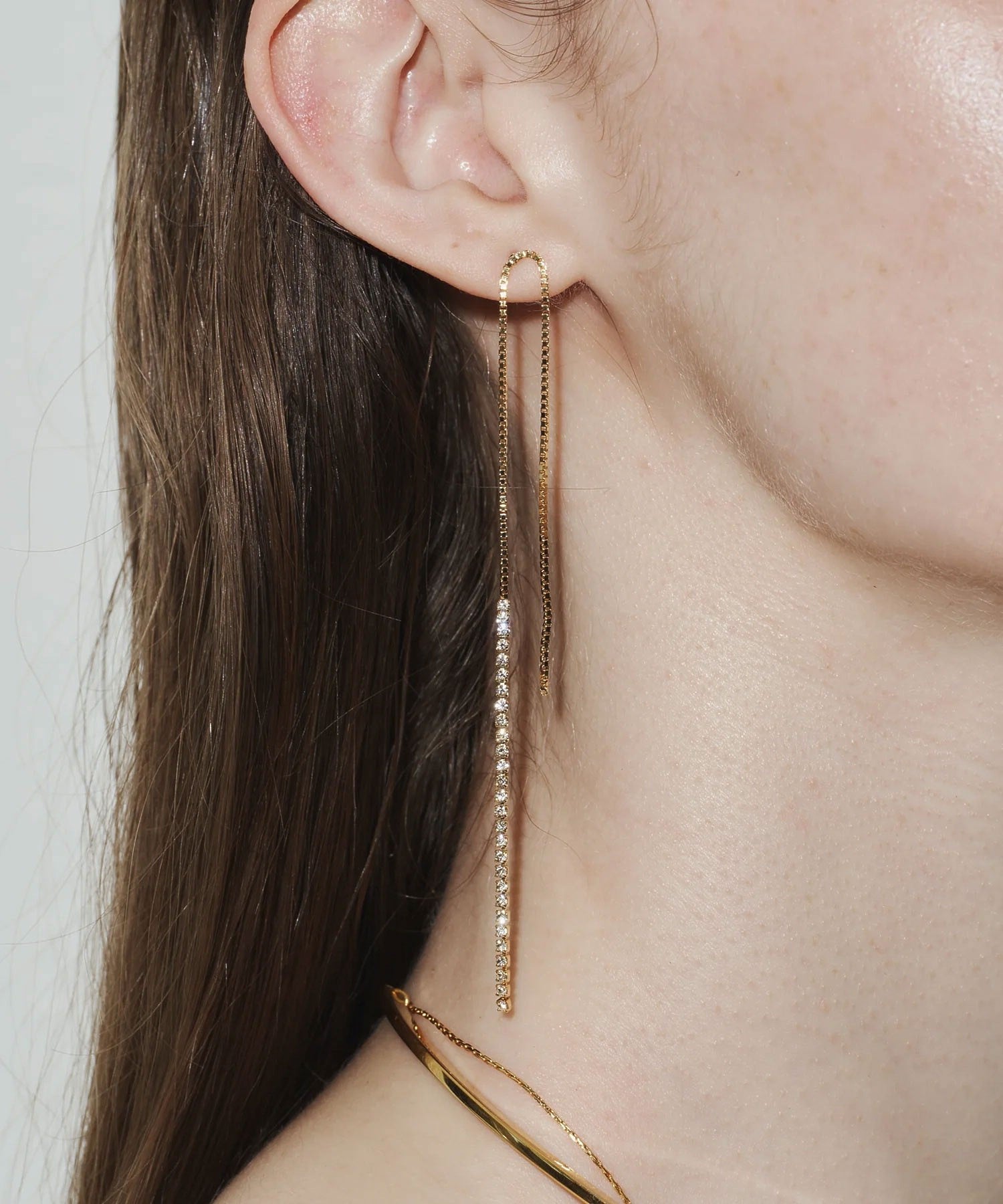 loni/LEAF BIJOU ASYMMETRY PIERCE