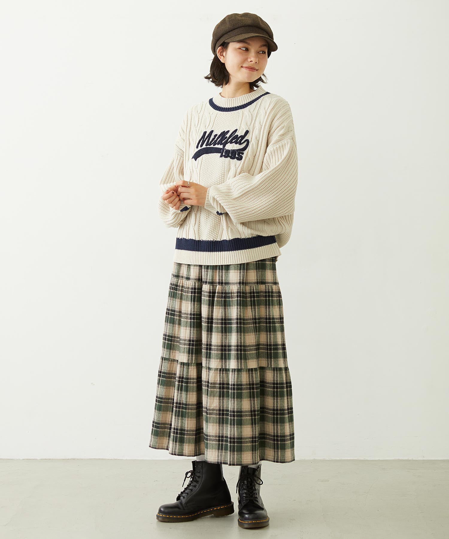 APRON TIERED DRESS