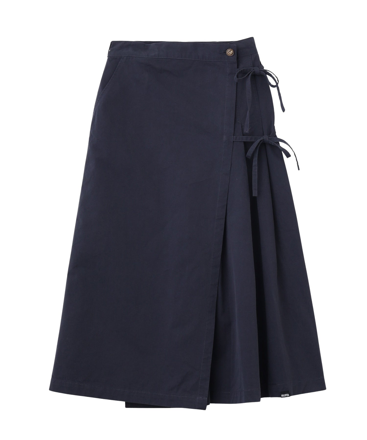 CHINO TUCK LONG SKIRT