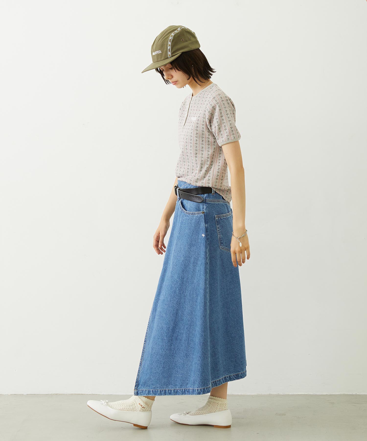 ASYMMETRICAL LONG SKIRT