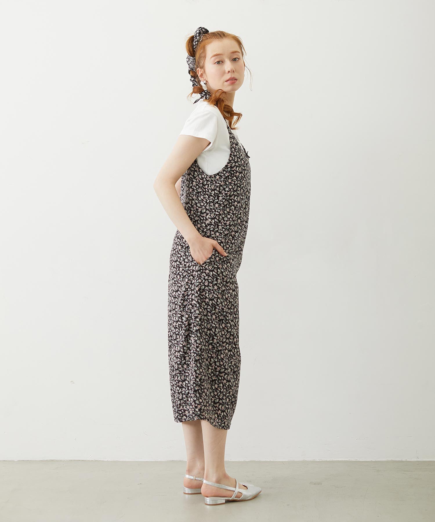 FLORAL CAMISOLE DRESS