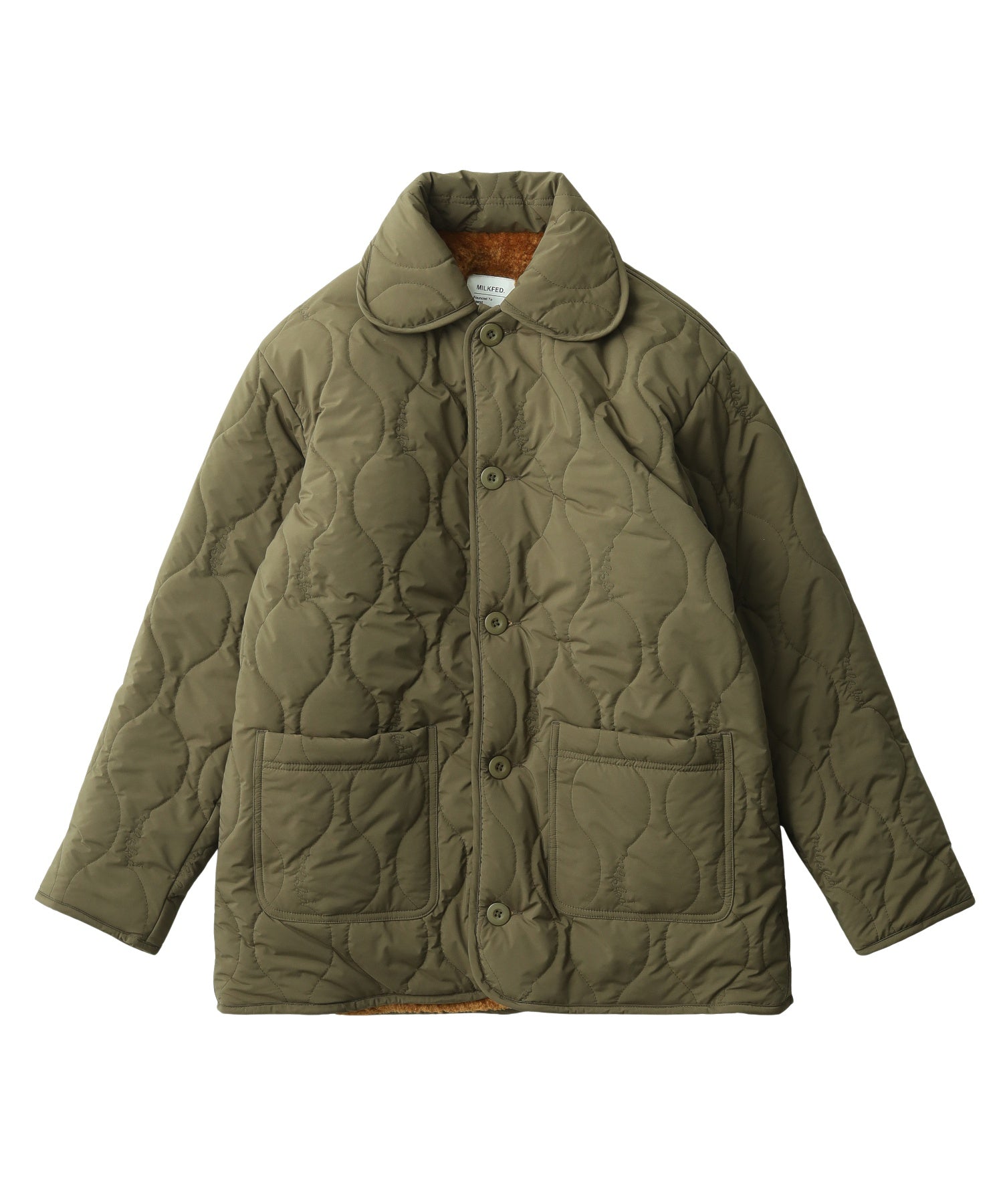 REVERSIBLE QUILTED LOGO LONG COAT
