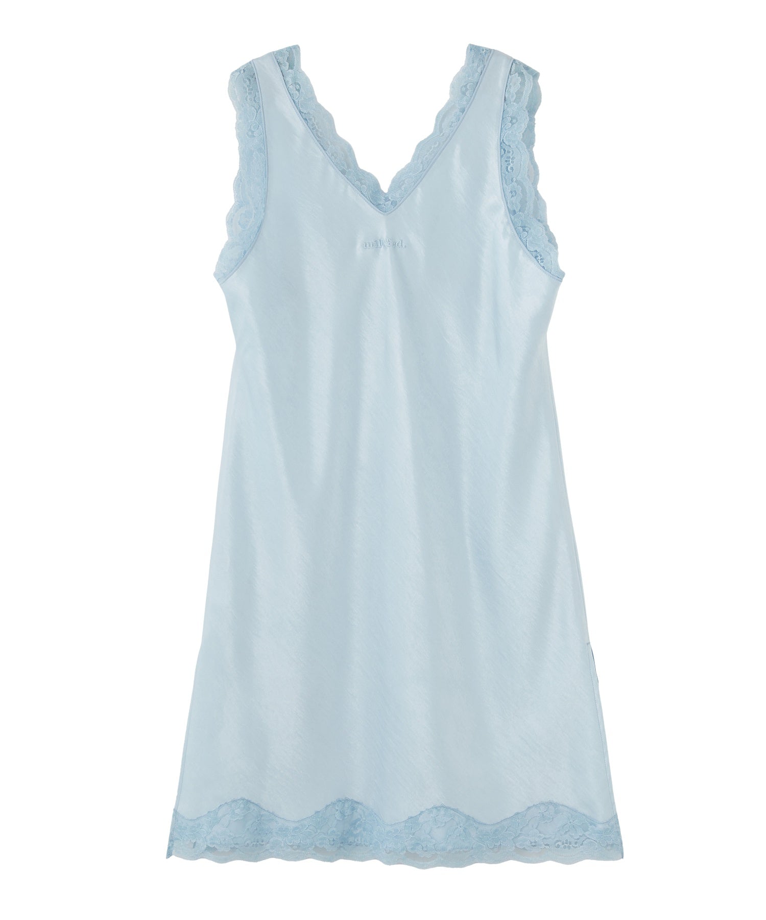 V-NECK LACE DRESS