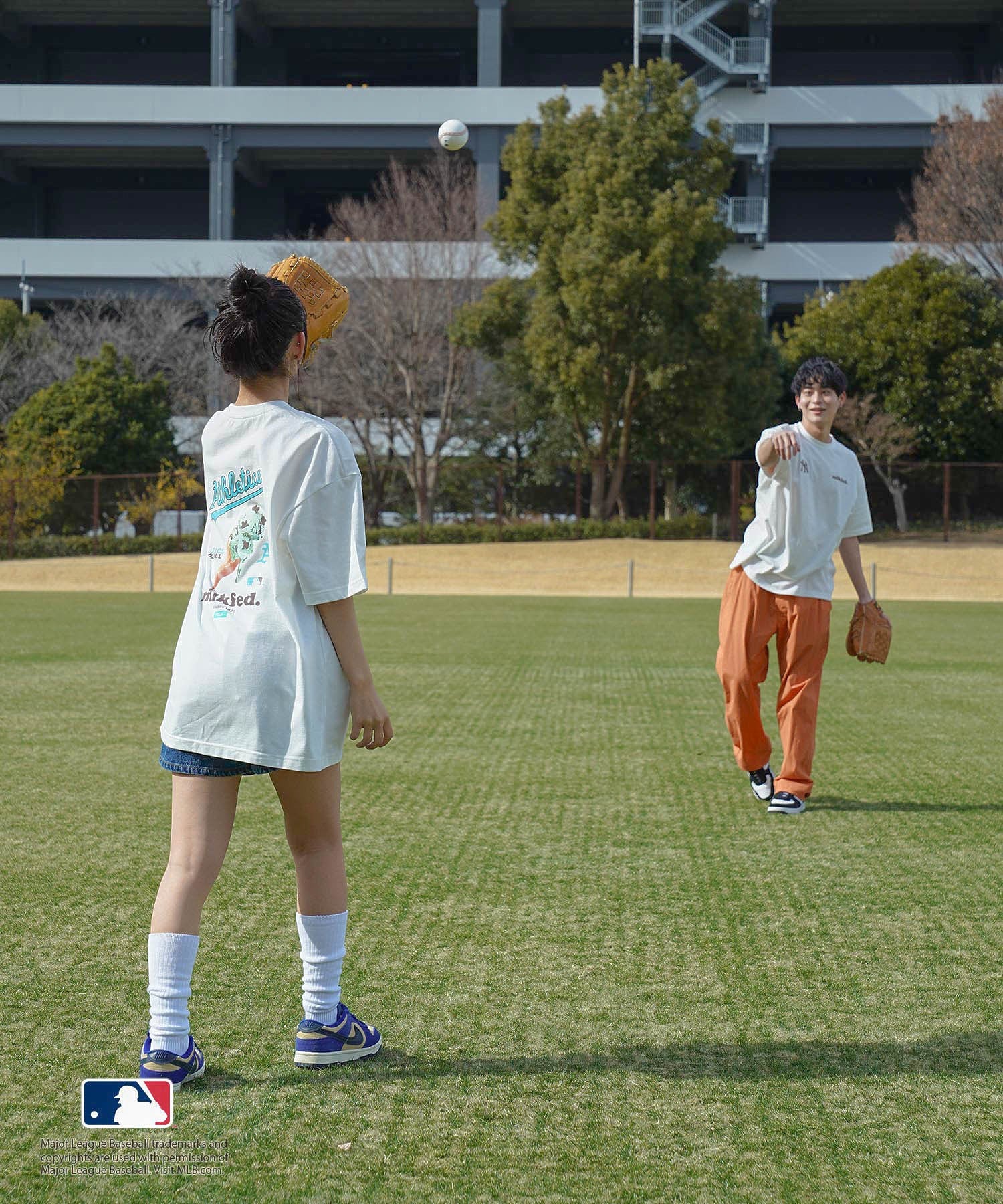 MILKFED. × MLB BIG S/S TOP