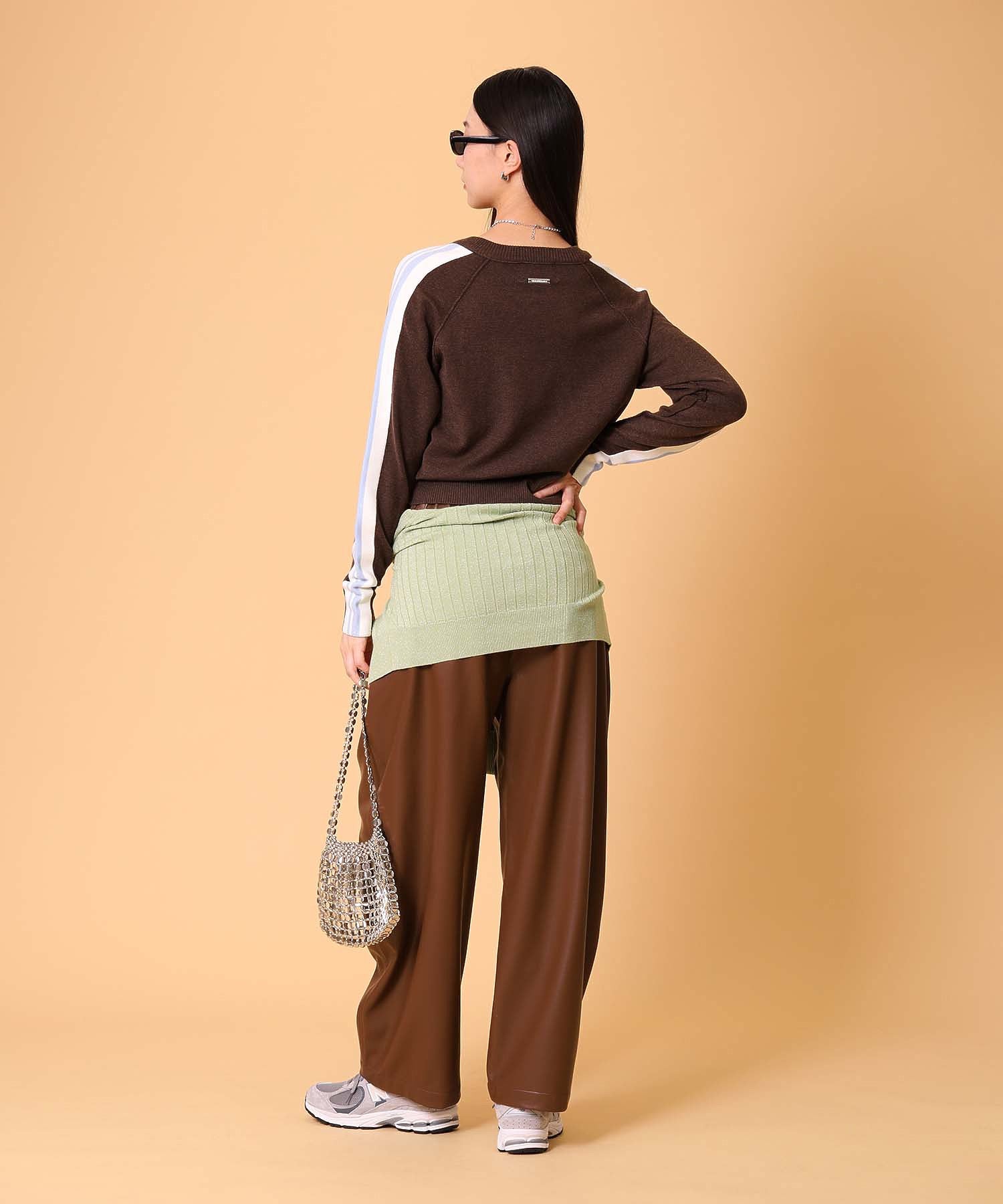 レザーカーブパンツ