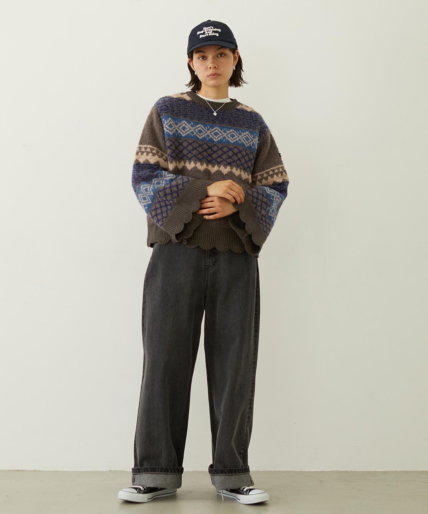 BOYFRIEND LOOSE DENIM PANTS