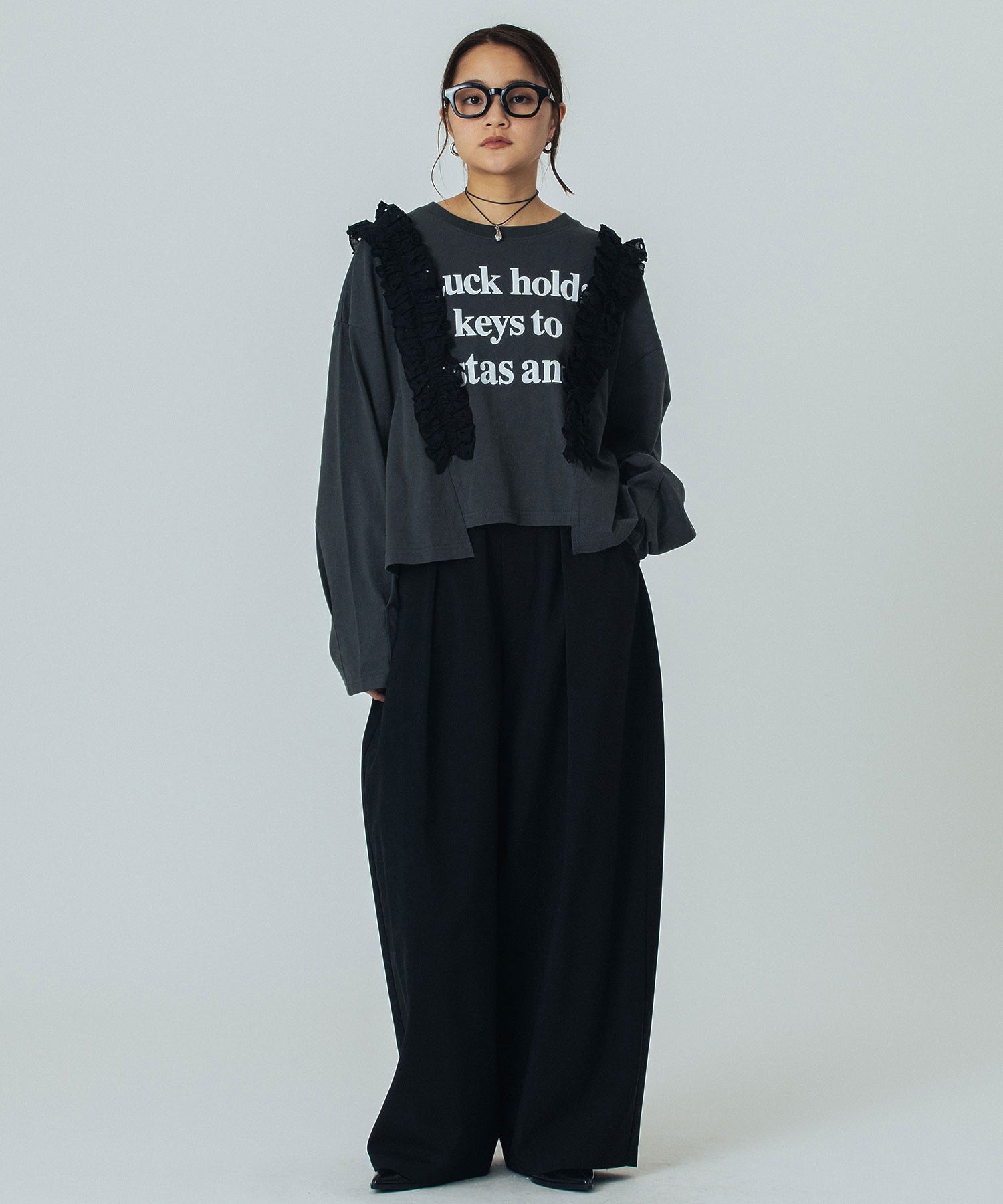 model:160cm 着用サイズ:S