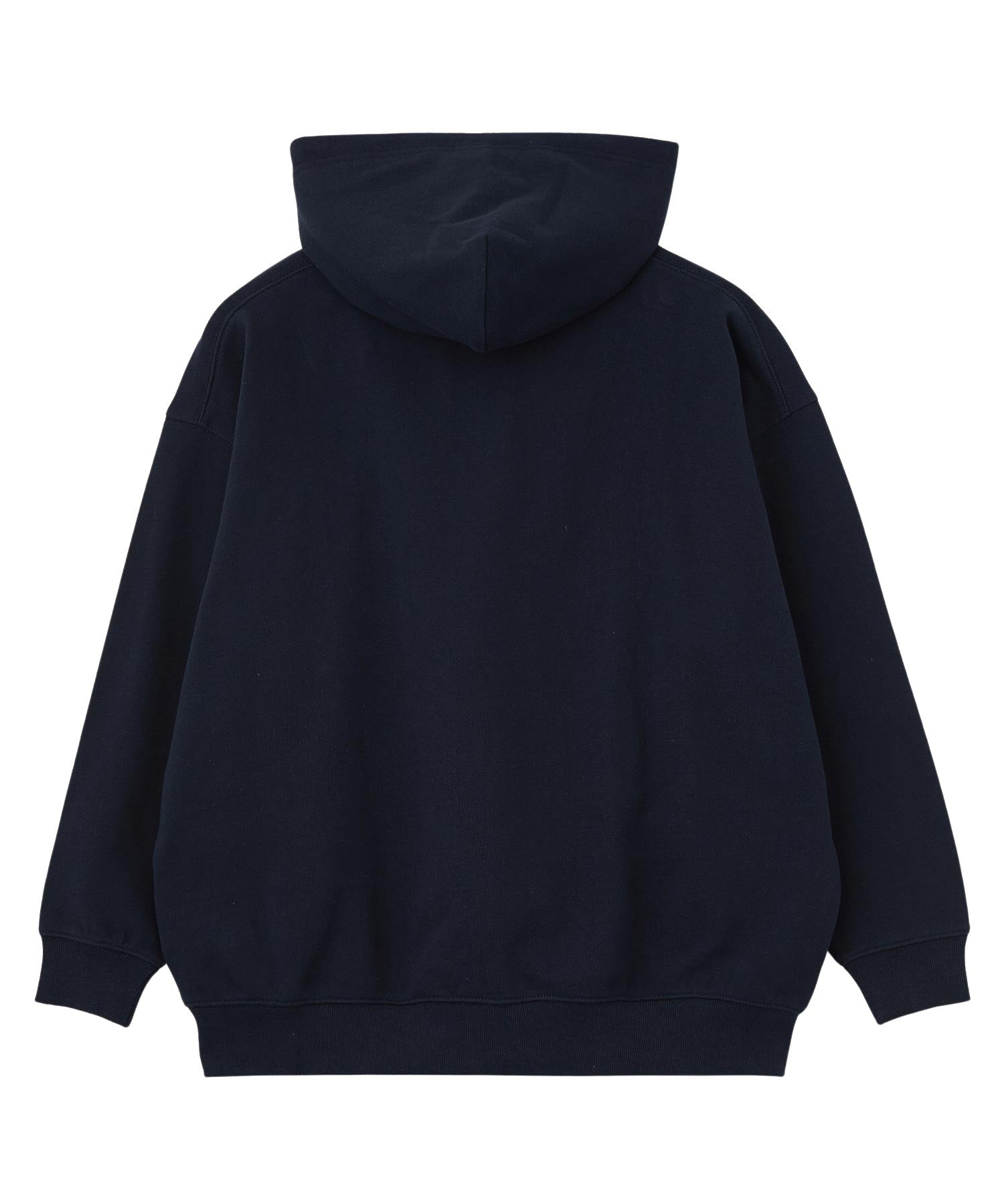 COLLEGE LOGO PATCH ZIP UP HOODIE