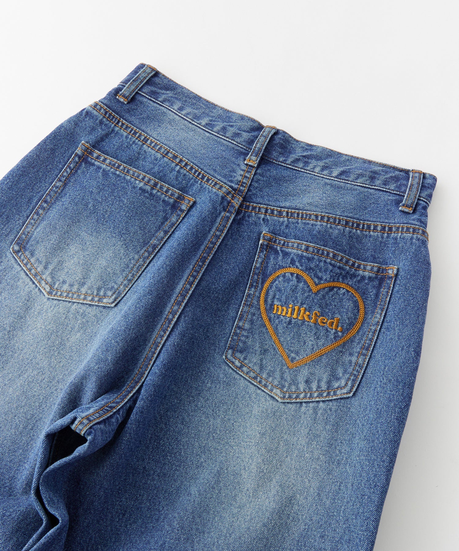 COOPER HEART WIDE DENIM PANTS