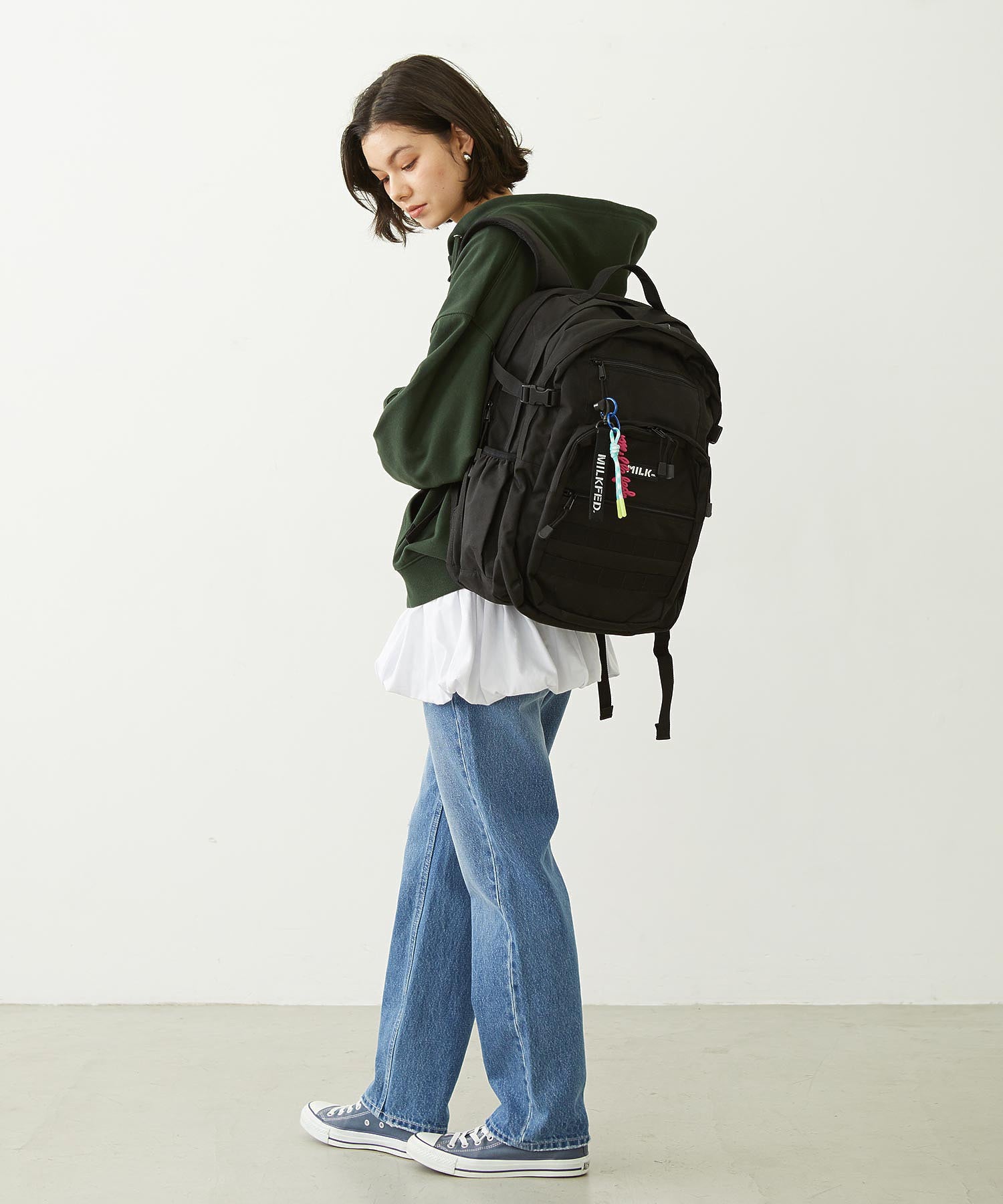 ACTIVE DOUBLE POCKET MOLLE BACKPACK MILKFED.