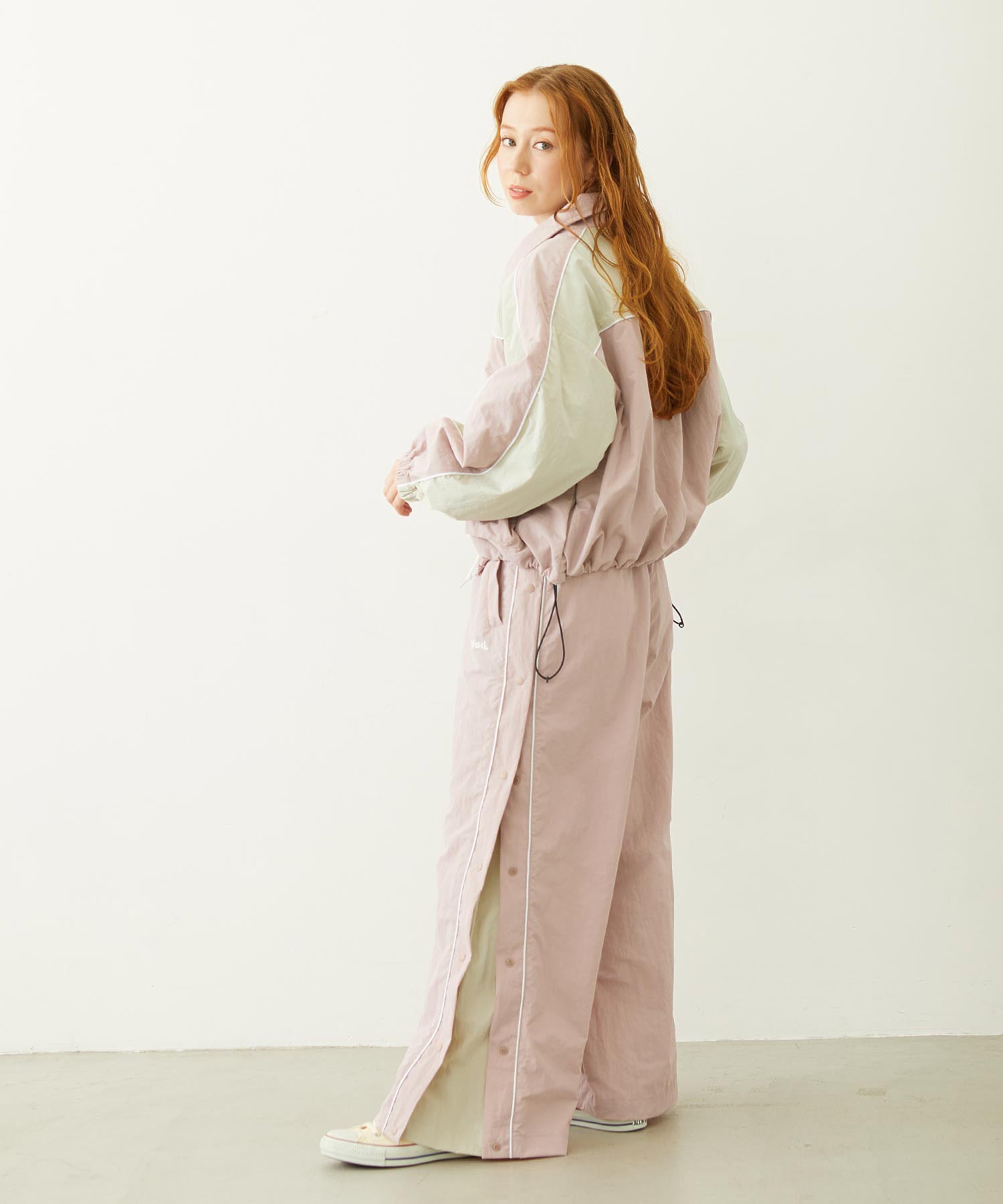 CUTOUT LOGO TRACK JACKET