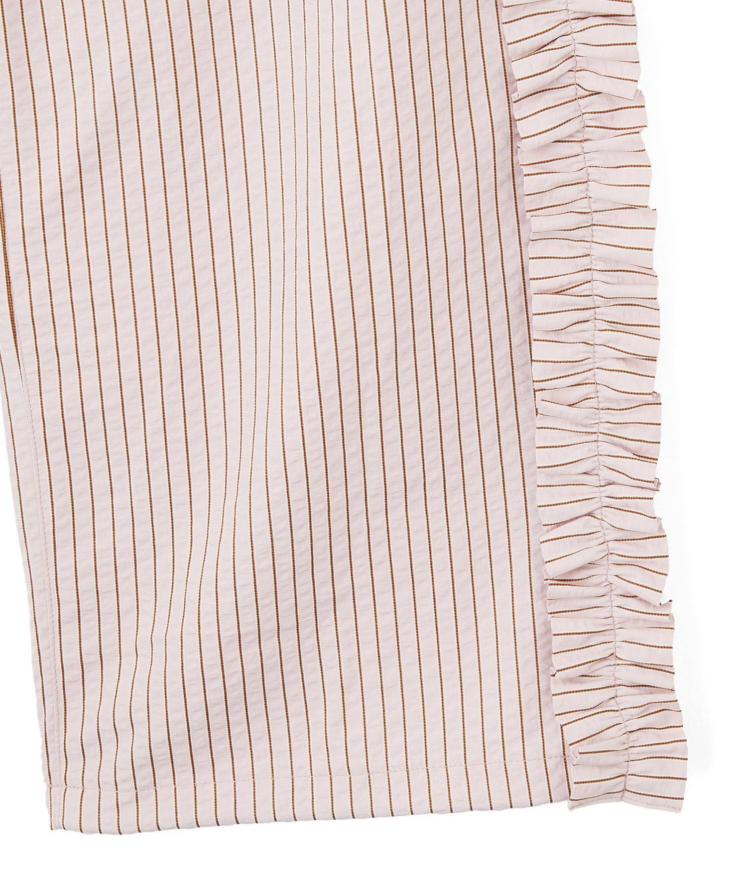 STRIPED RUFFLE PANTS