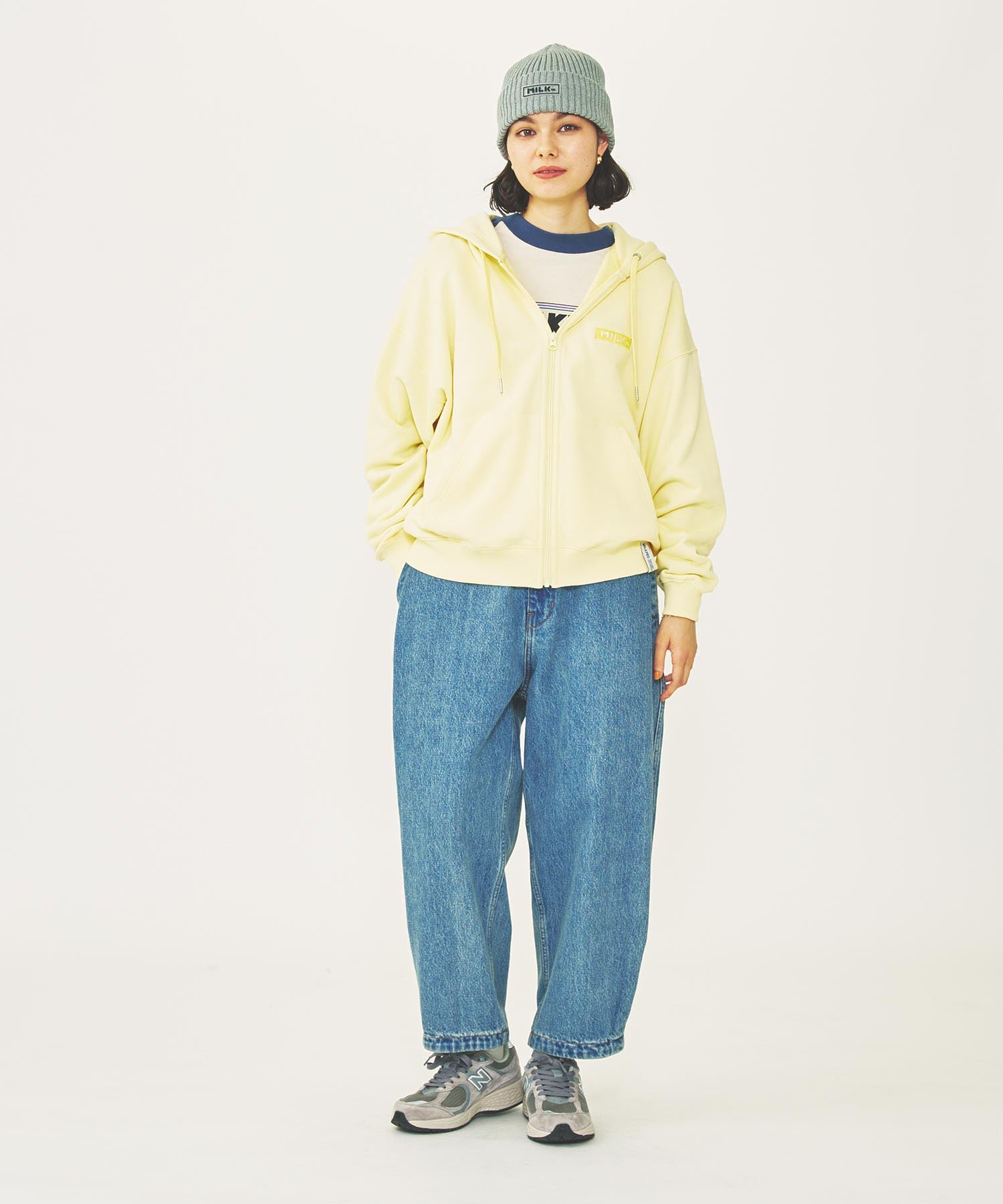 WIDE LEG BAGGY DENIM PANTS