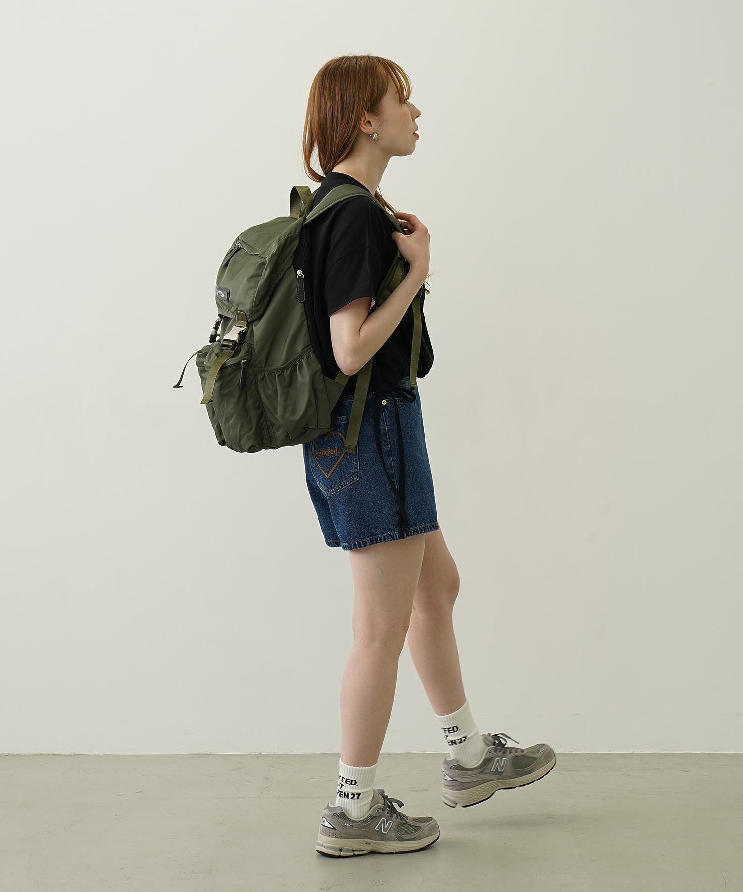 LOGO PLATE BACKPACK MILKFED.