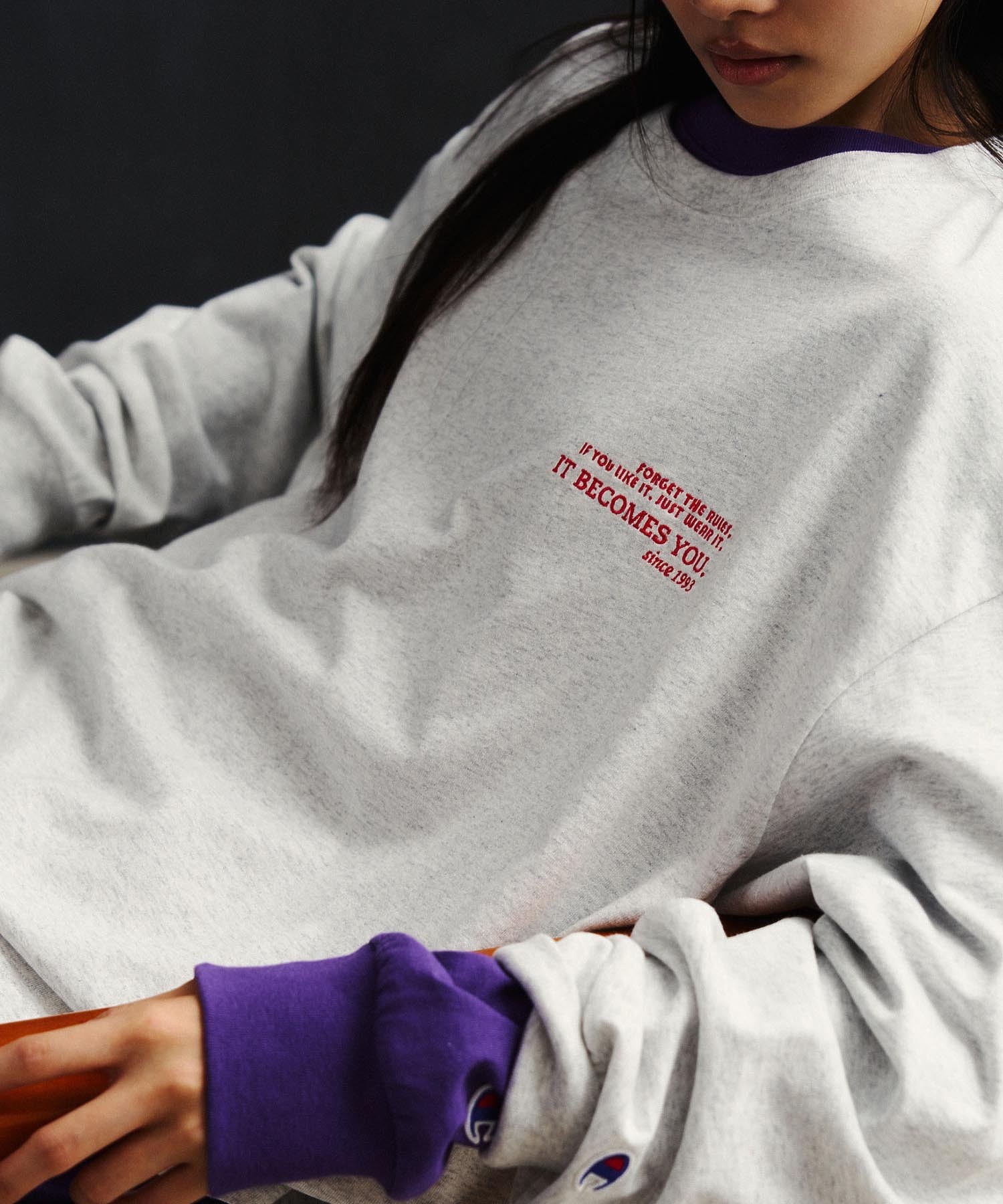 【Champion別注】SUPER BIG L/S TEE